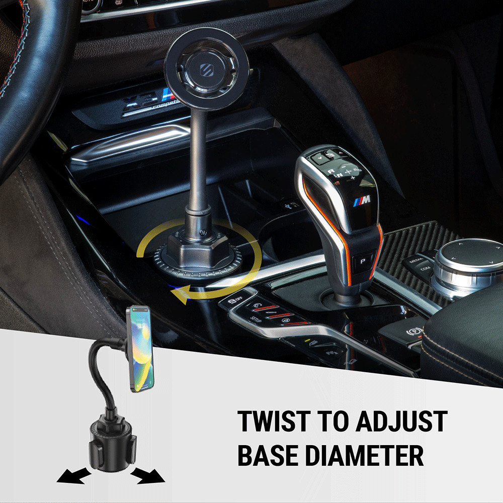 SCOSCHE MagicMount Select MS CupMagSafe® Compatible Magnetic Phone Mount for Cup Holders SCOSCHE MagicMount Select MS CupMagSafe® Compatible Magnetic Phone Mount for Cup Holders