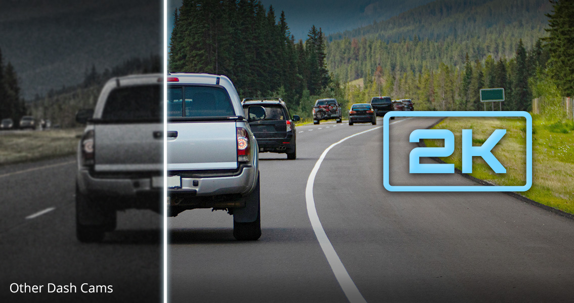 Crystal Clear 2K Video
Drive protected with M8 Pro’s crystal-clear video recording. Equipped with premium Sony image sensor, M8 PRO records in Quad-HD 2K (1440p) at 30fps – giving you crystal clear detail of everything that happens in front of your vehicle.