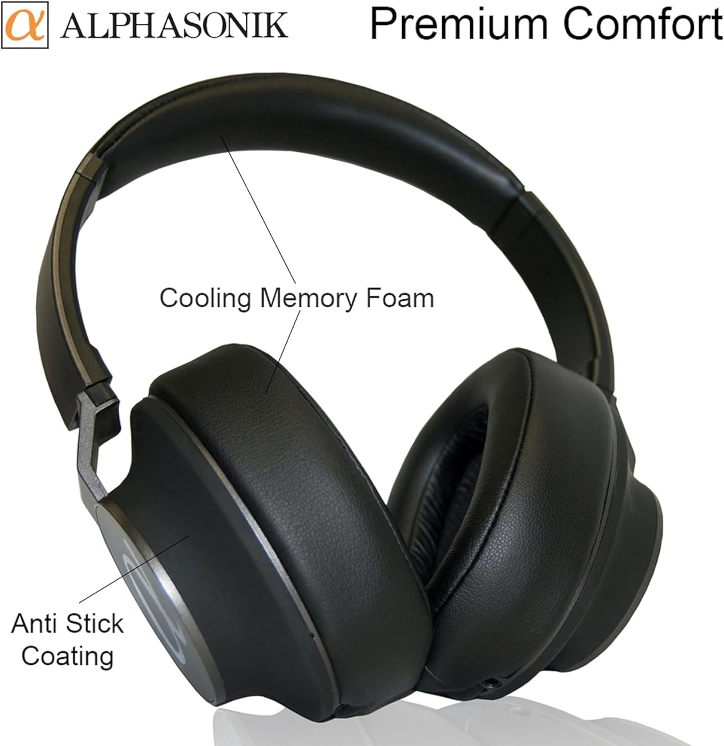 ALPHASONIK HI FIDELITY OVER EAR BLUETOOTH HEADPHONE - BT5.0 ALPHASONIK HI FIDELITY OVER EAR BLUETOOTH HEADPHONE - BT5.0