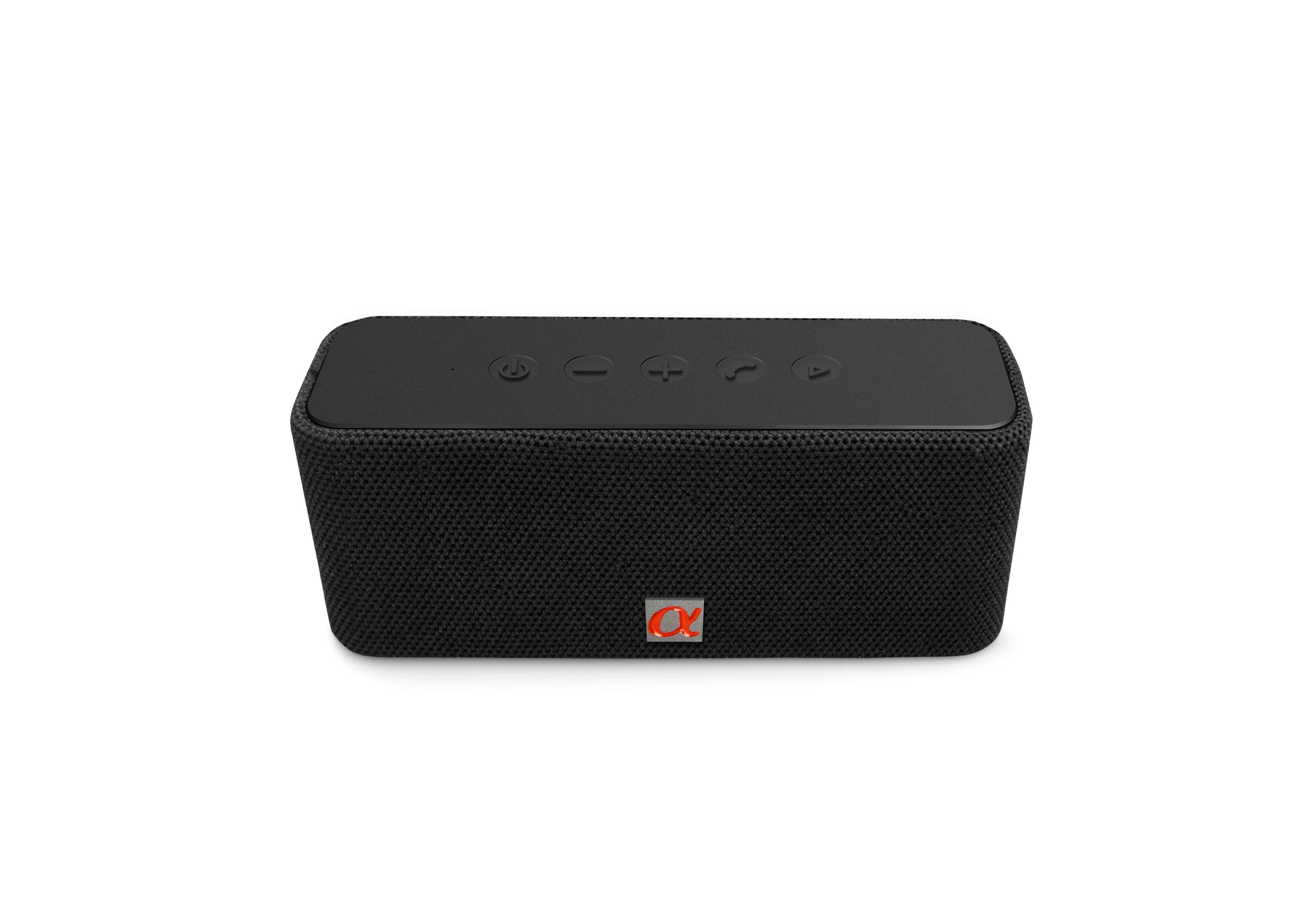 ALPHASONIK Black Portable Bluetooth Speaker System, Compact
Size
