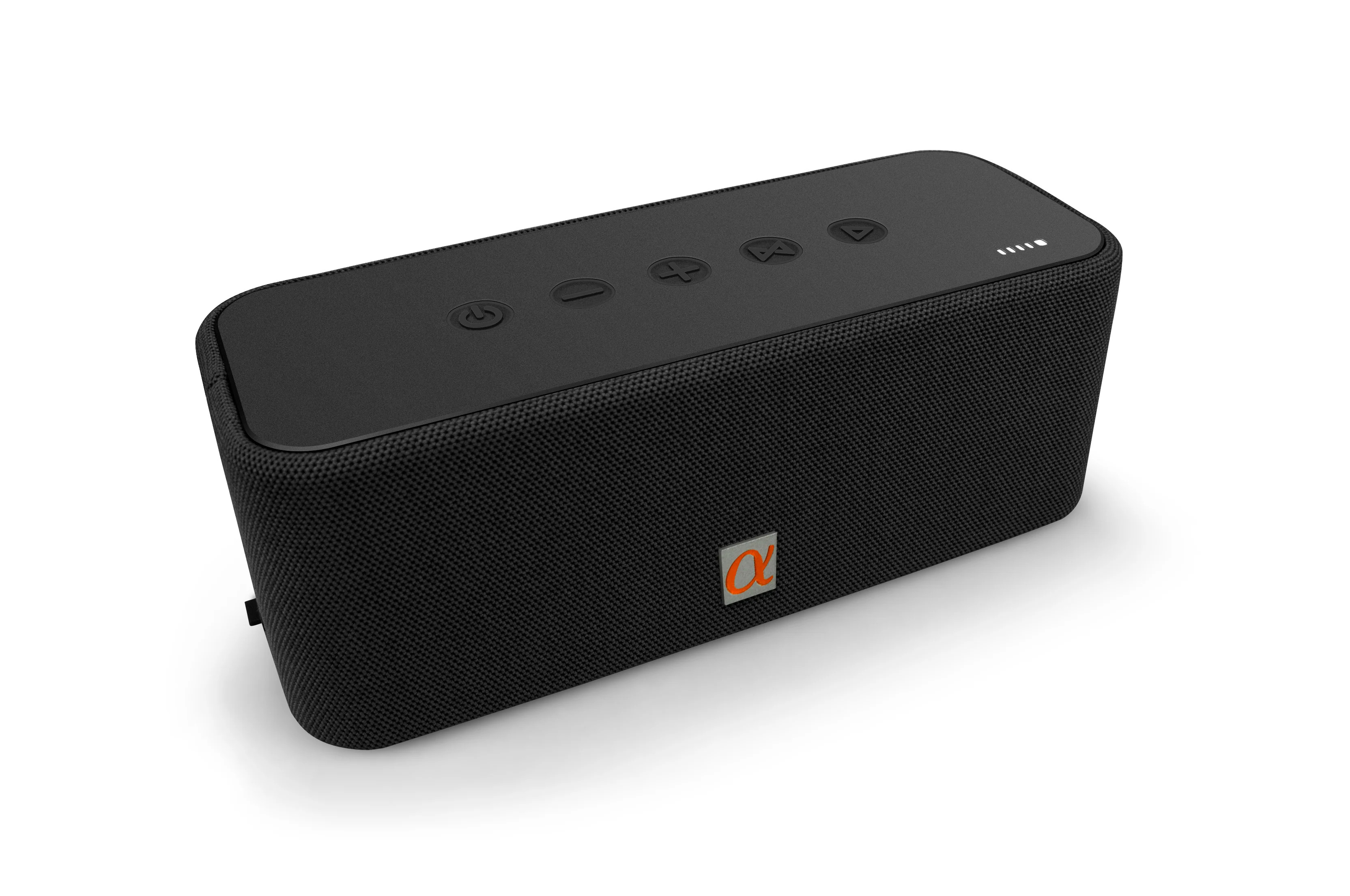 ALPHASONIC Black Portable Bluetooth Speaker System, Large Size