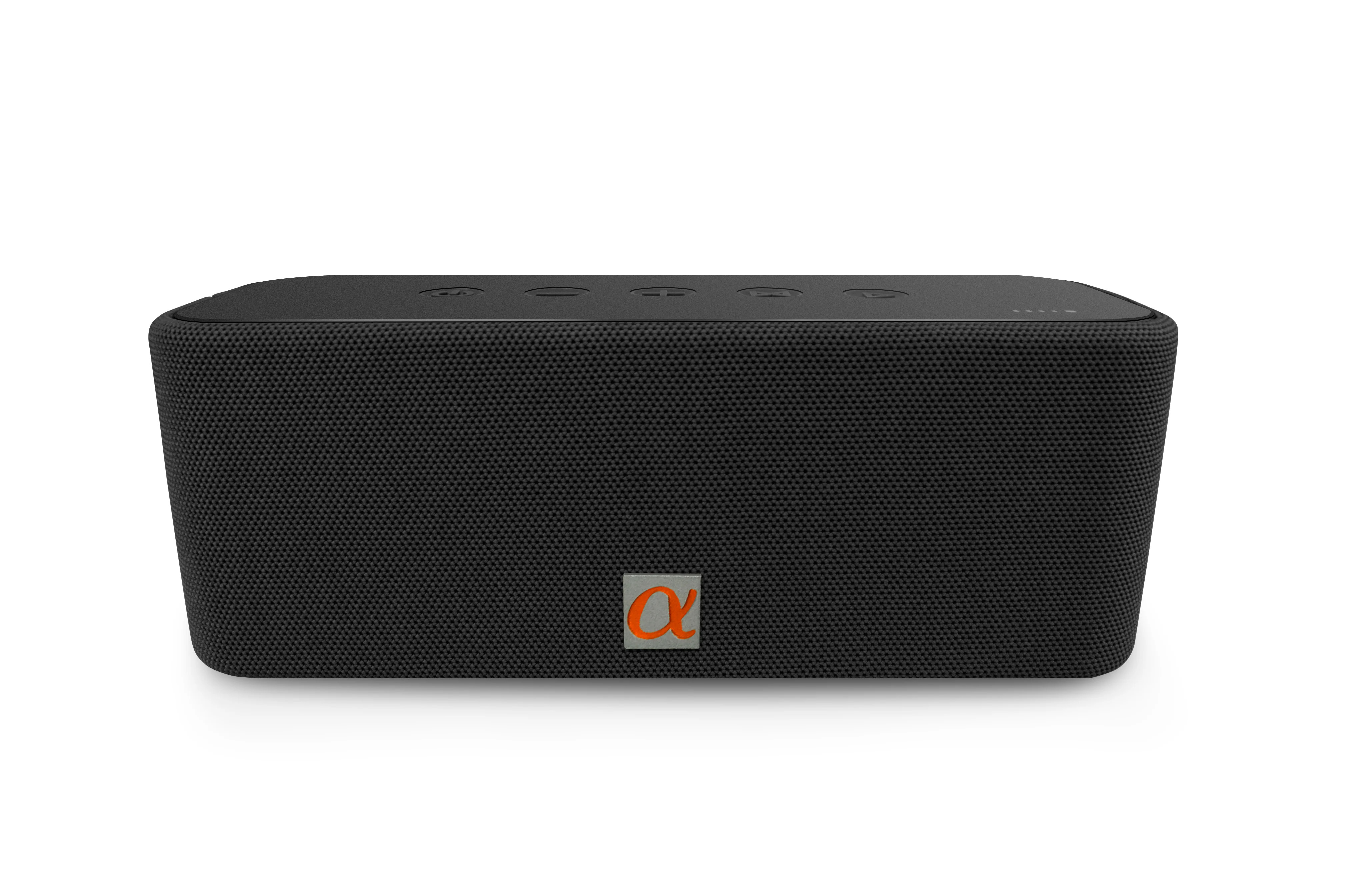 ALPHASONIC Black Portable Bluetooth Speaker System, Large Size