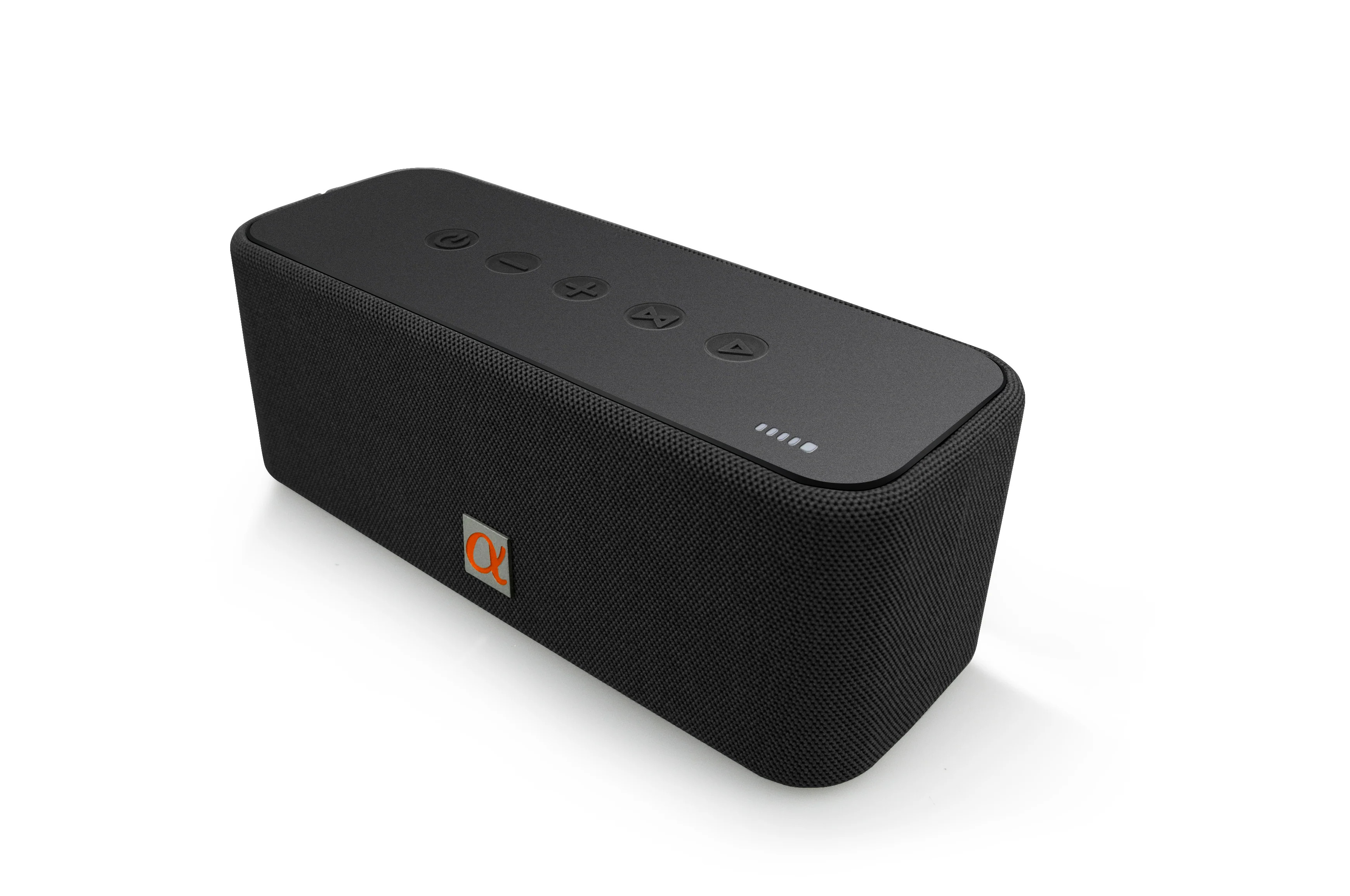 ALPHASONIC Black Portable Bluetooth Speaker System, Large Size
