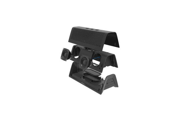 ALPHASONIK Blue Portable Bluetooth Speaker System