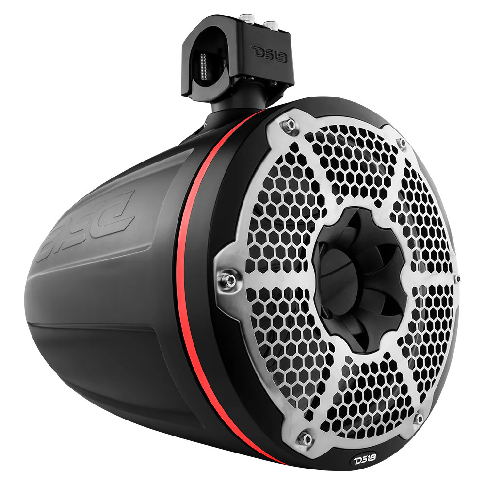 DS18 NXL MARINE AND POWERSPORTS TOWERS10" | RGB Led Lights | Black (SPEAKERS NOT INCLUDED) - SOLD AS EACH