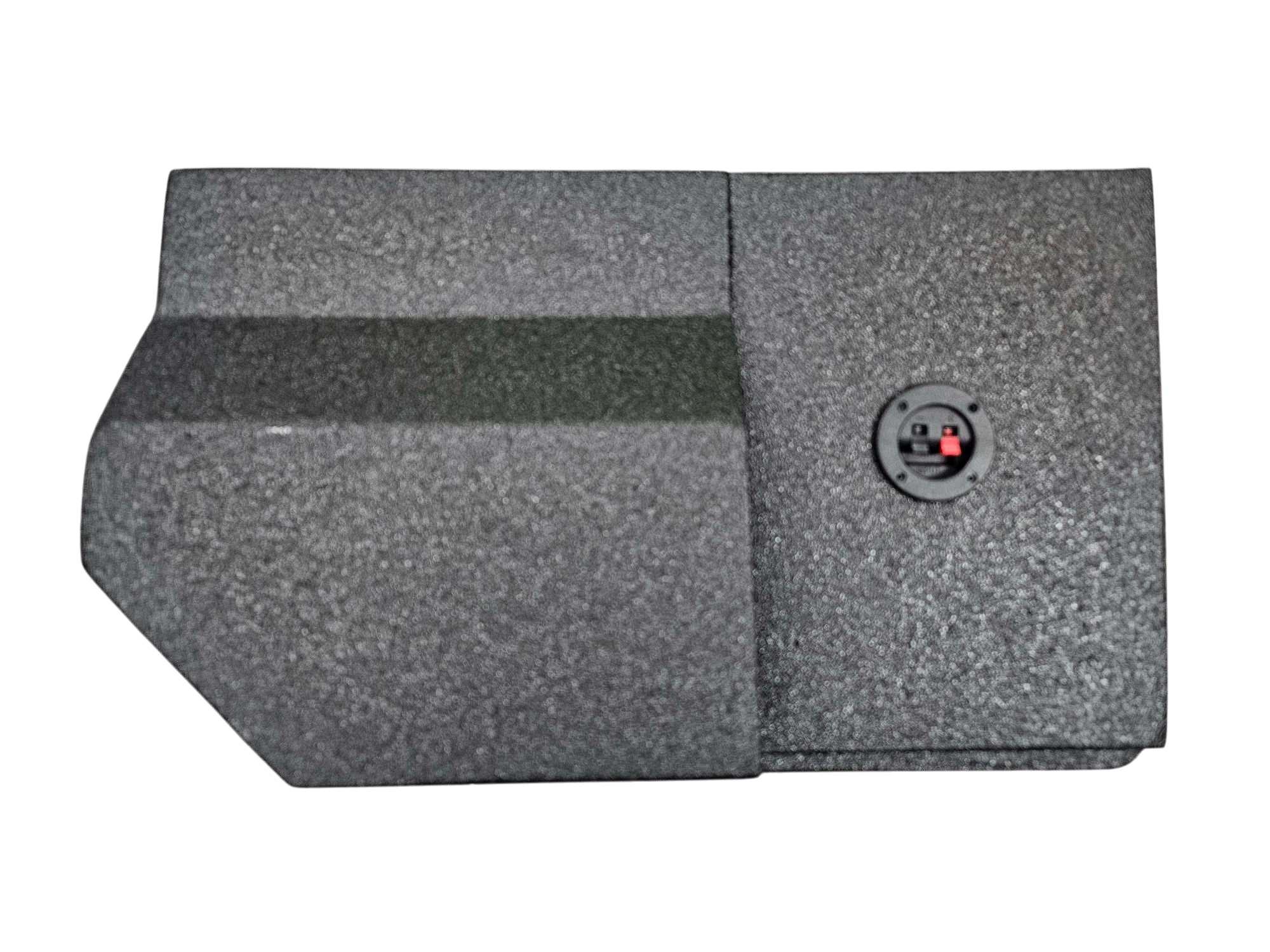 BASSMAXX POLY COATED 2024-UP TOYOTA TACOMA CREW CAB SINGLE 12" SEALED ENCLOSURE