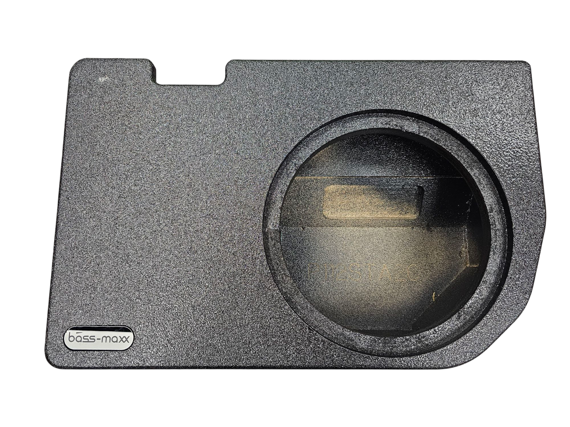 BASSMAXX POLY COATED 2024-UP TOYOTA TACOMA CREW CAB SINGLE 12" SEALED ENCLOSURE