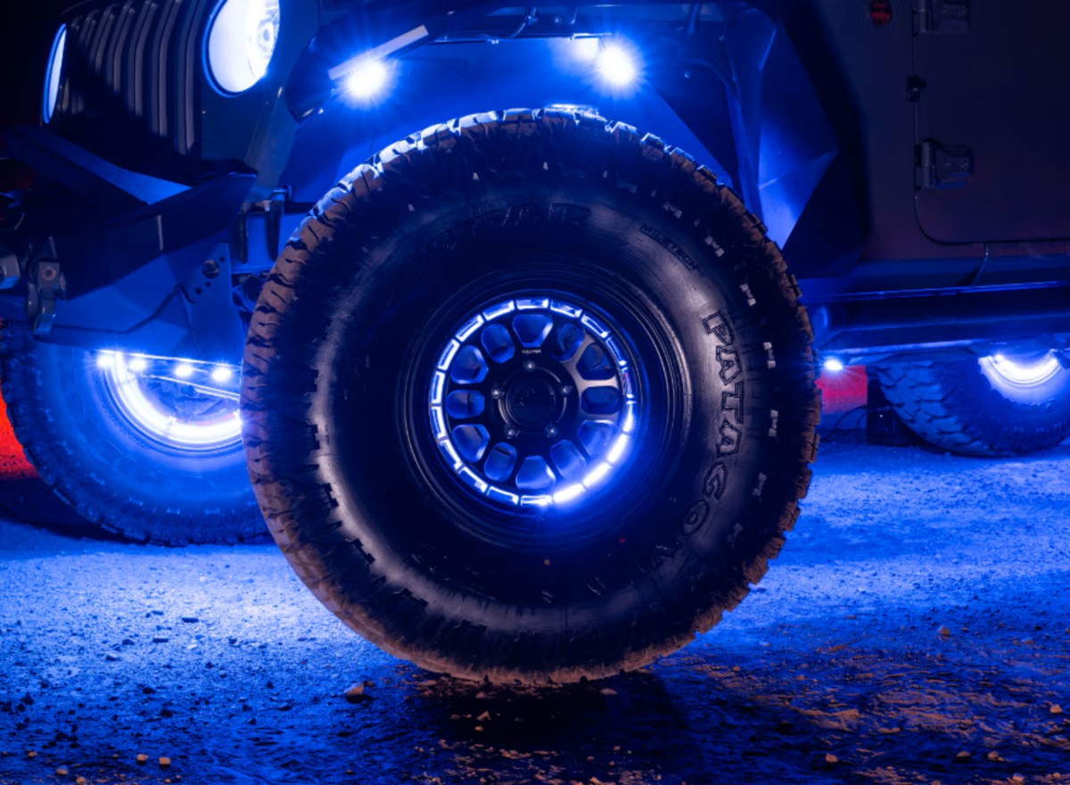 COLORTRAIL 14-18inch Adjustable RGBW Multi-Color LED Wheel Light Kits with ENLIGHT10 APP Full Control + Horizon Connectivity COLORTRAIL 14-18inch Adjustable RGBW Multi-Color LED Wheel Light Kits with ENLIGHT10 APP Full Control + Horizon Connectivity
