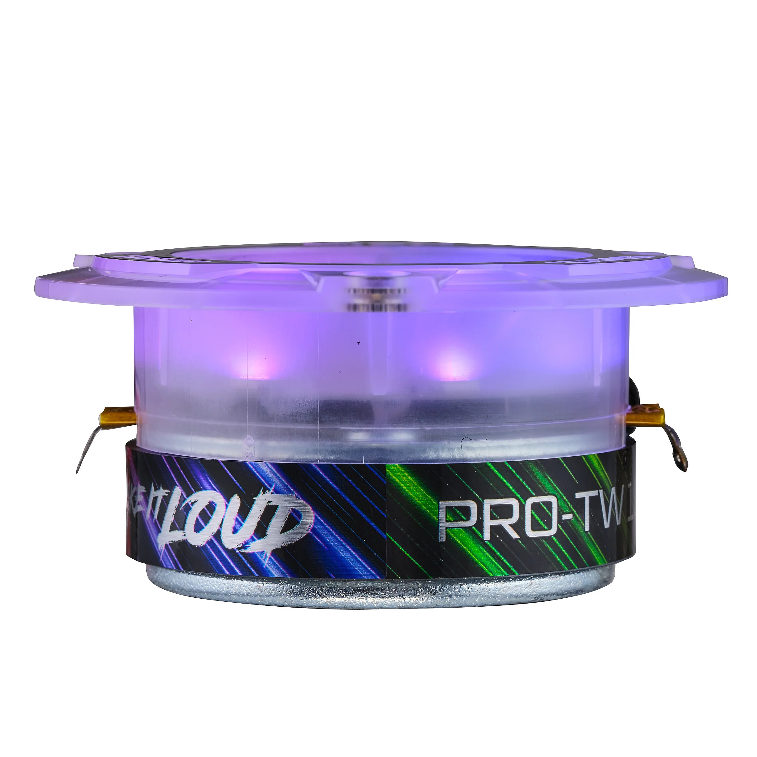 DS18 3.8" Super Bullet Tweeter with 1" Aluminum Voice Coil & Digital LED Lights