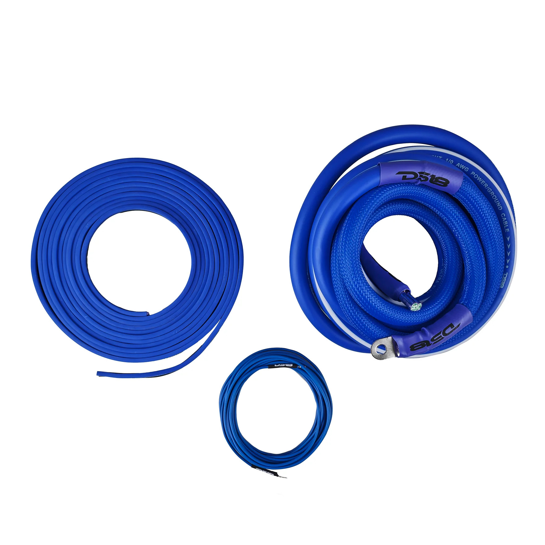 DS18 0GA BLUE AMPLIFIER WIRING KIT