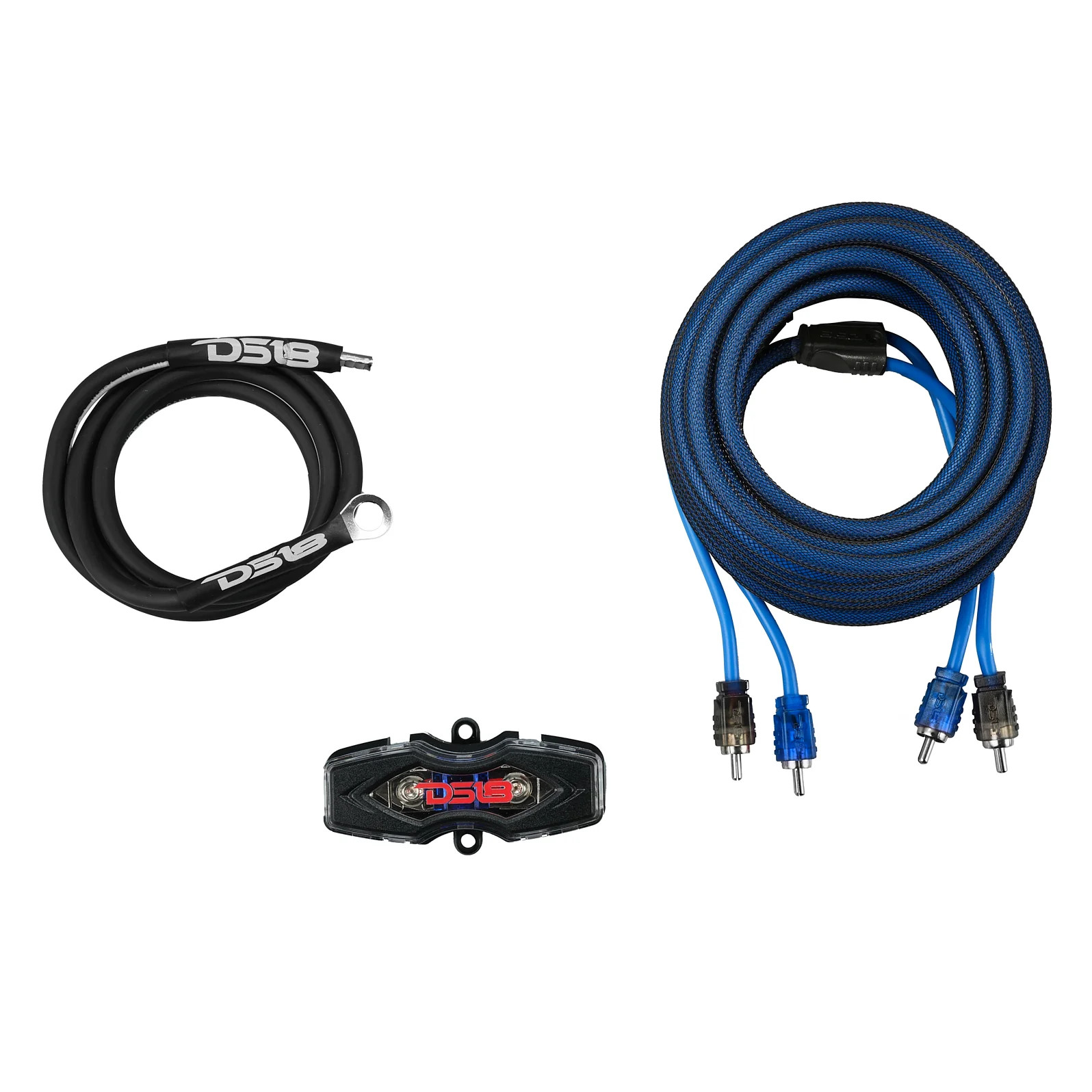 DS18 8GA BLUE AMPLIFIER WIRING KIT