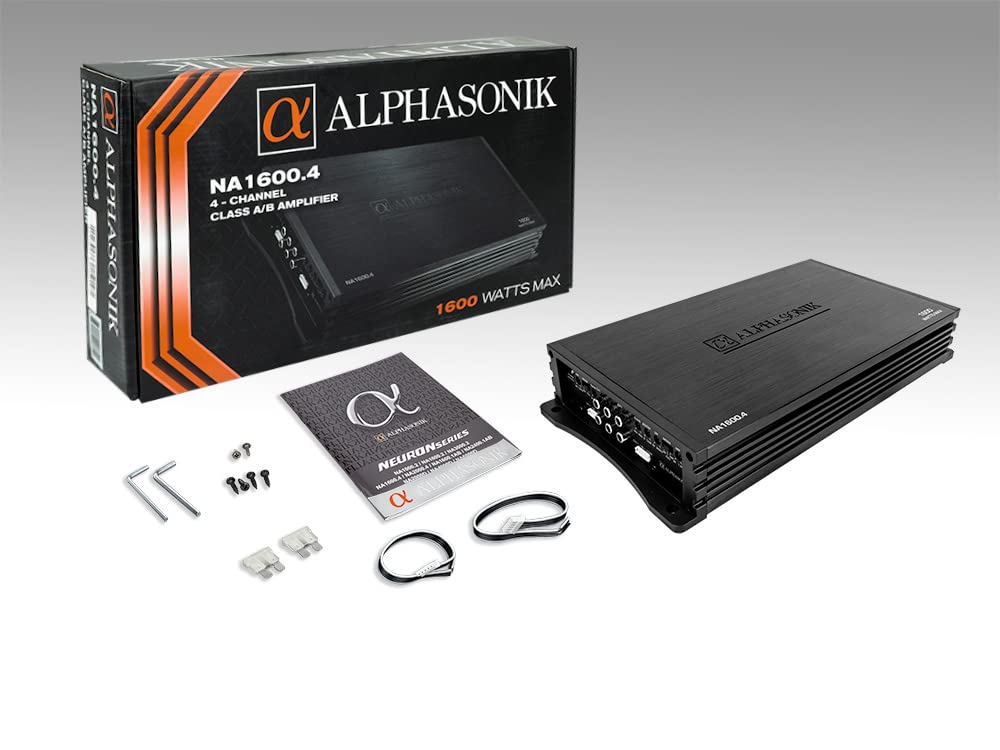 ALPHASONIK 1600 Watts NEURON Series 4-Channel Amplifier