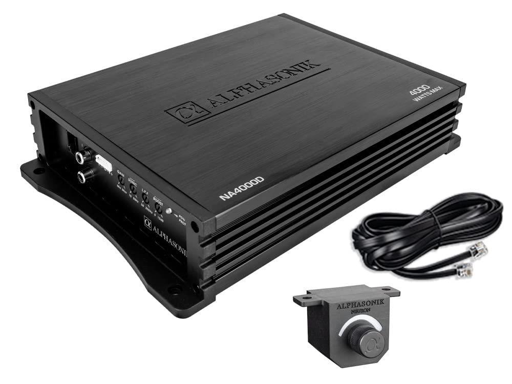 ALPHASONIK 4,000 Watts NEURON Series Monoblock Class-D Amplifier
