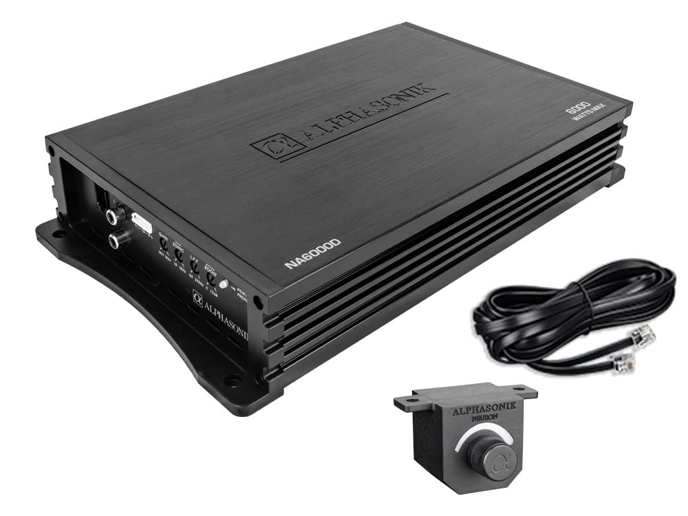 ALPHASONIK 6,000 Watts NEURON Series Monoblock Class-D Amplifier