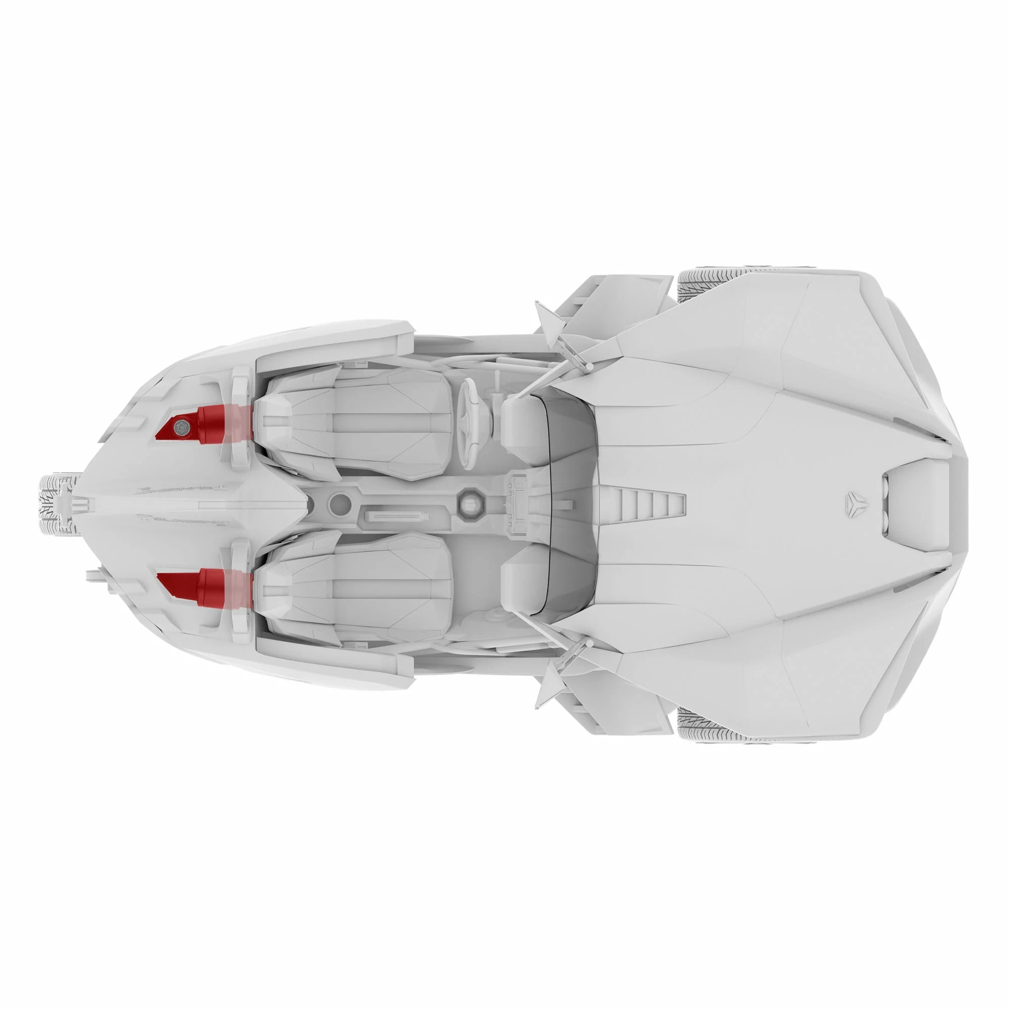 DS18 Polaris Slingshot Headrest Speaker Pods Loaded | 2 x NXL-IQ6/BK Speakers and Digital LED Lights | 2015 - Current