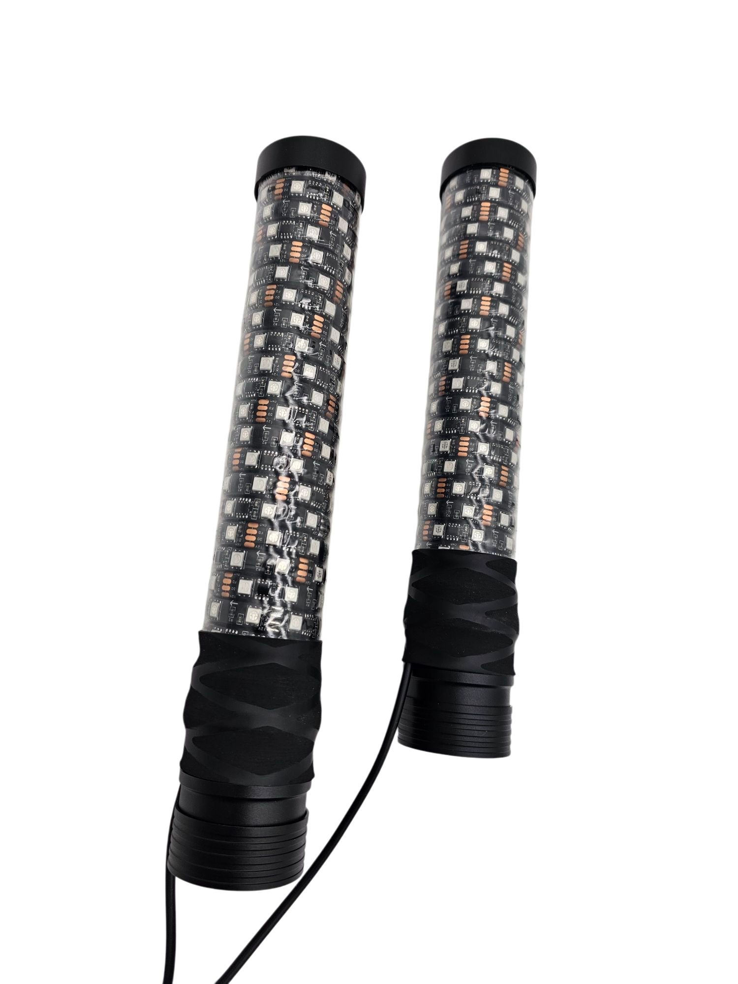 VYPR EXTREME OFFROAD BIG DOG WHIP LED LIGHTS - 1FT WITH BRAKE / SIGNAL & BACK UP FUNCTIONS, BLUETOOTH CONTROL DIGITAL CHASING LEDS - PAIR