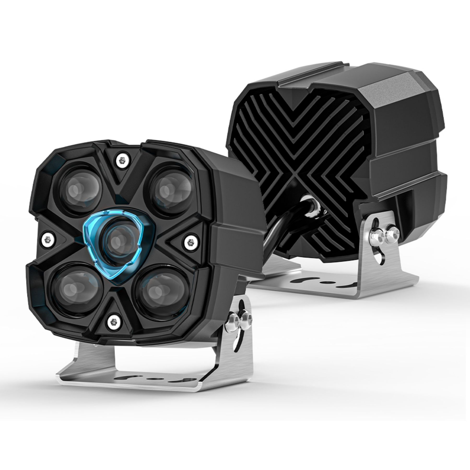 VYPR EXTREME OFFROAD 4" WHITE LASER SPOT LIGHT & AMBER FLOOD COMBO HIGH INTENSITY LED LIGHTS WITH AMBER DRL FUNCTION & RELAY AND HARNESS VYPR EXTREME OFFROAD 4" WHITE LASER SPOT LIGHT & AMBER FLOOD COMBO HIGH INTENSITY LED LIGHTS WITH AMBER DRL FUNCTION & RELAY AND HARNESS