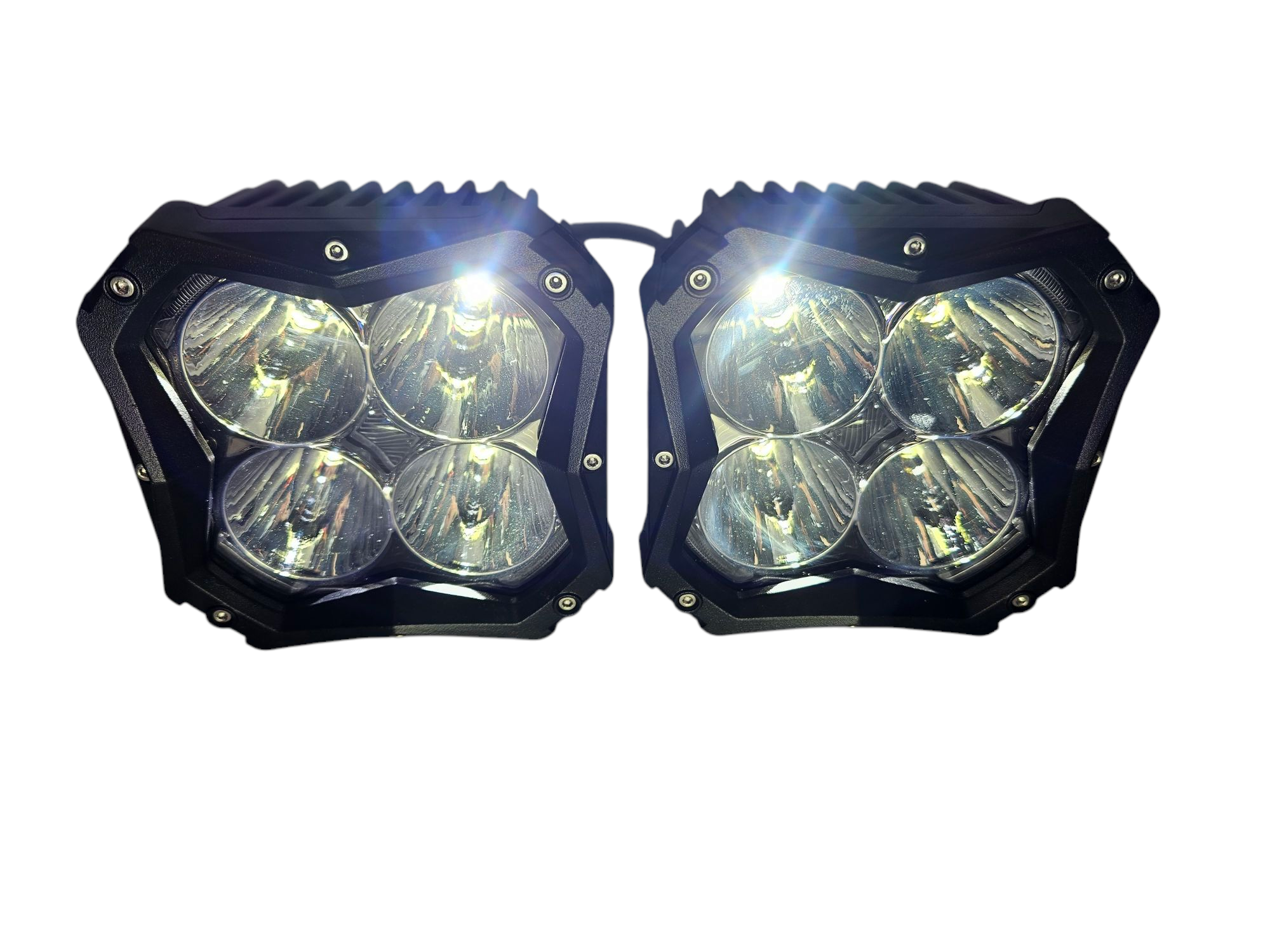 VYPR EXTREME OFFROAD 5" SPOT HIGH INTENSITY LED LIGHTS WITH AMBER DRL FUNCTION &  RELAY AND HARNESS