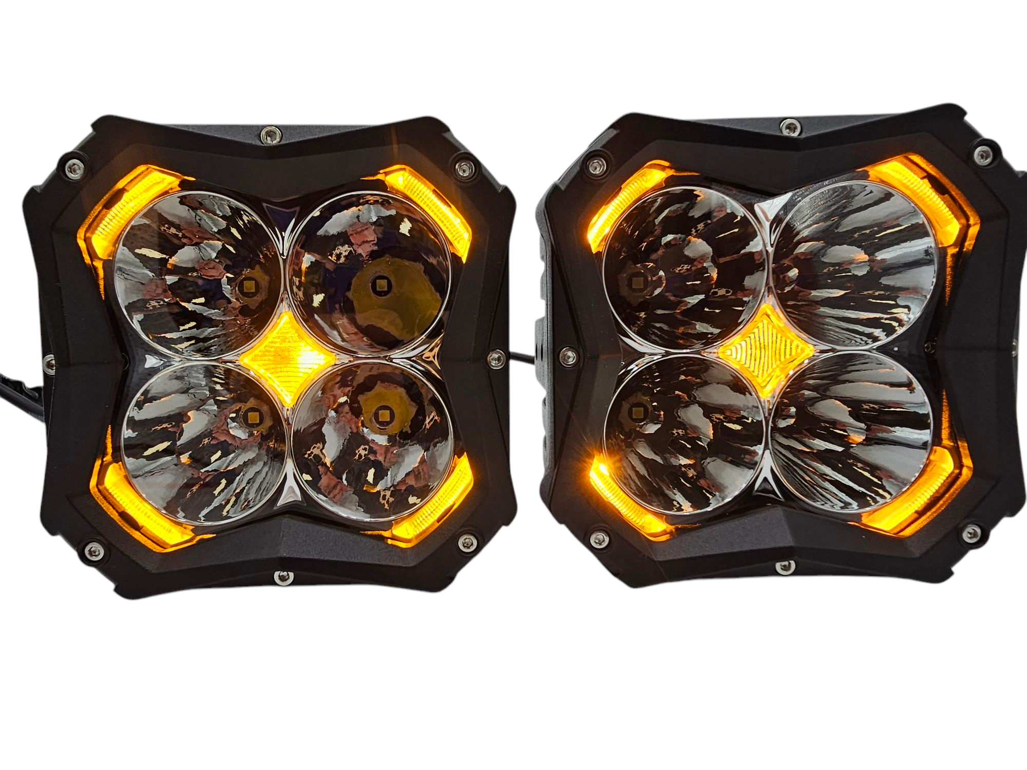 VYPR EXTREME OFFROAD 5" SPOT HIGH INTENSITY LED LIGHTS WITH AMBER DRL FUNCTION &  RELAY AND HARNESS