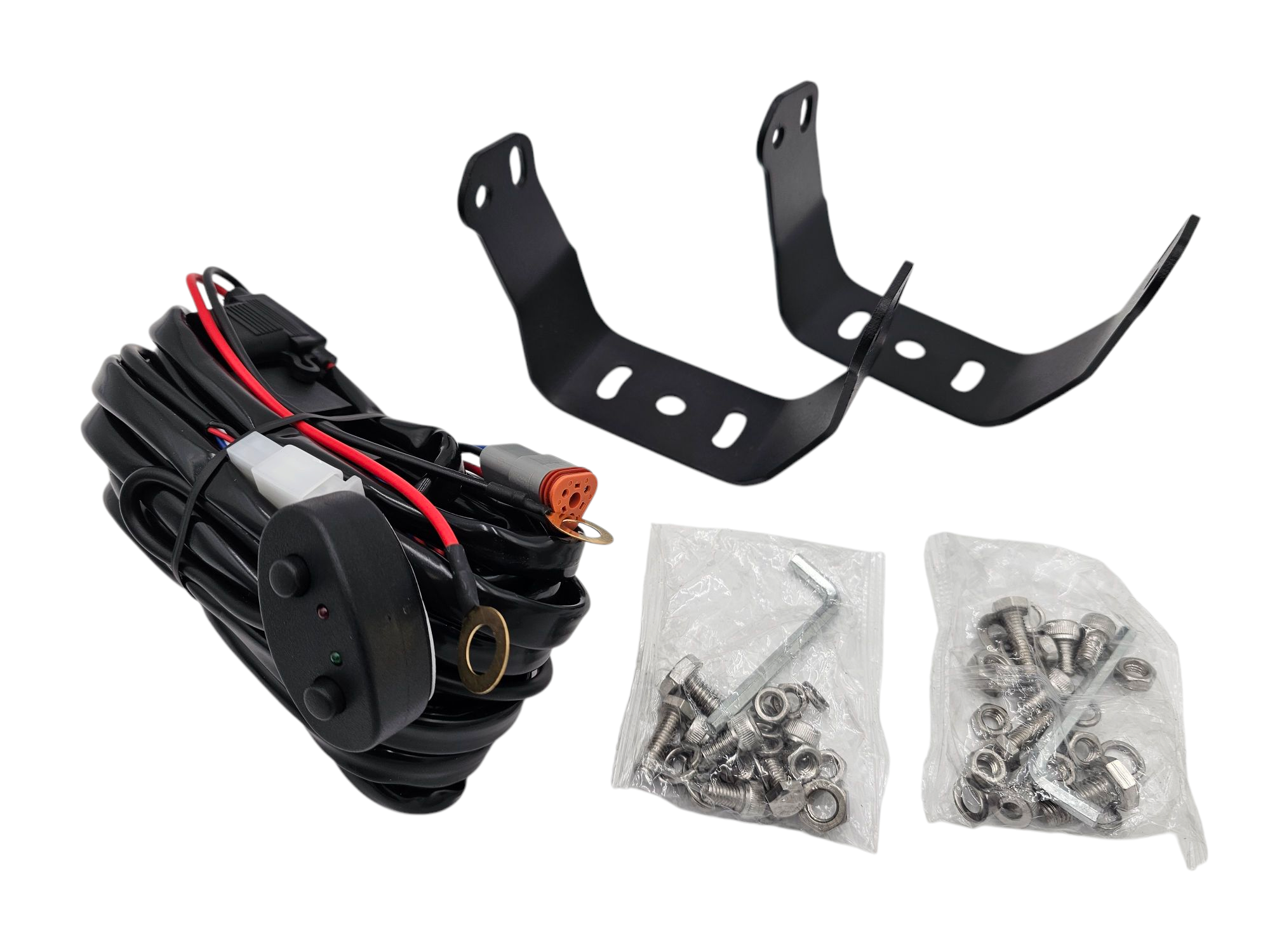 VYPR EXTREME OFFROAD 5" FLOOD HIGH INTENSITY LED LIGHTS WITH AMBER DRL FUNCTION &  RELAY AND HARNESS