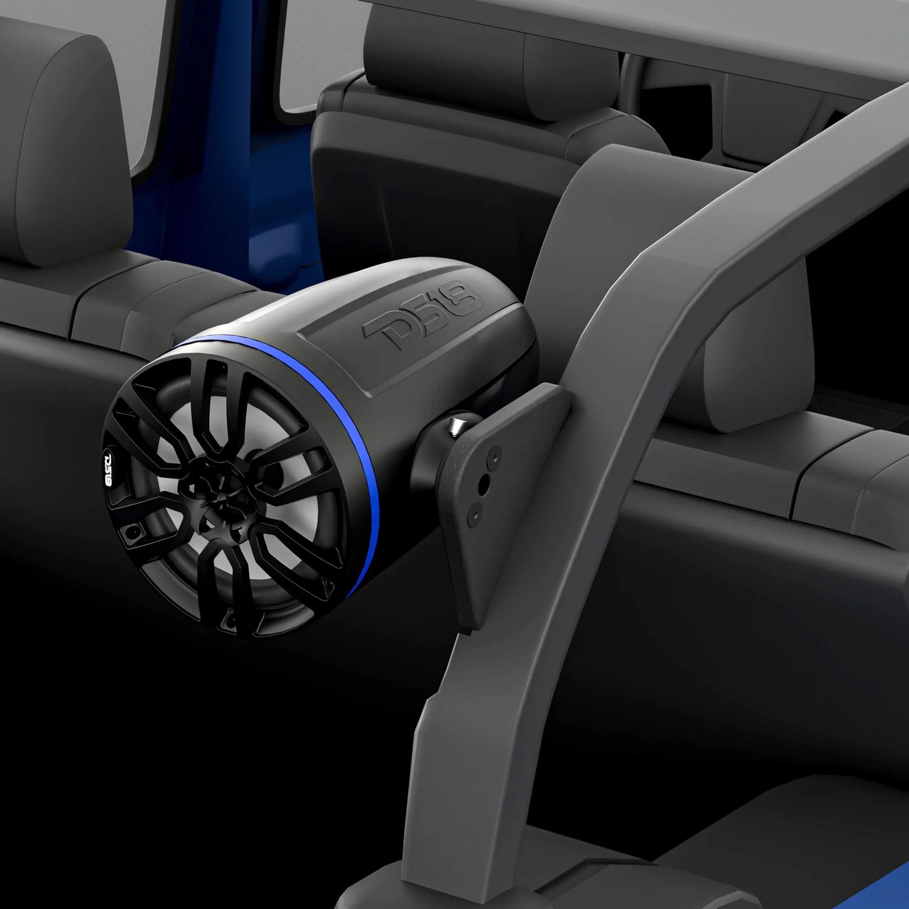 DS18 Tower Speaker Mounting Bracket For 4-Door JL Jeep Roll Cages DS18 Tower Speaker Mounting Bracket For 4-Door JL Jeep Roll Cages