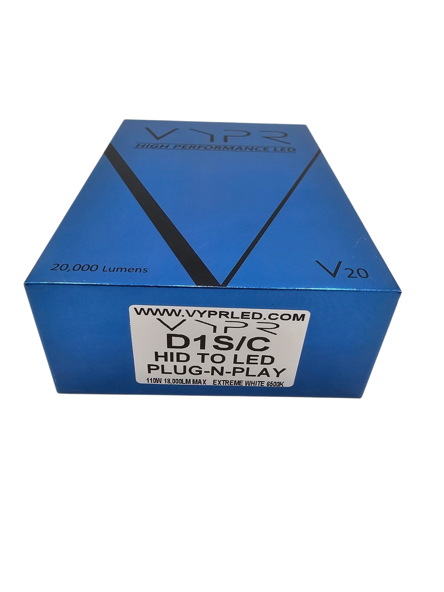 VYPR V20 SERIES 20K D1 PLUG-N-PLAY HID TO  LED BULBS - MUST USE FACTORY HID BALLASTS