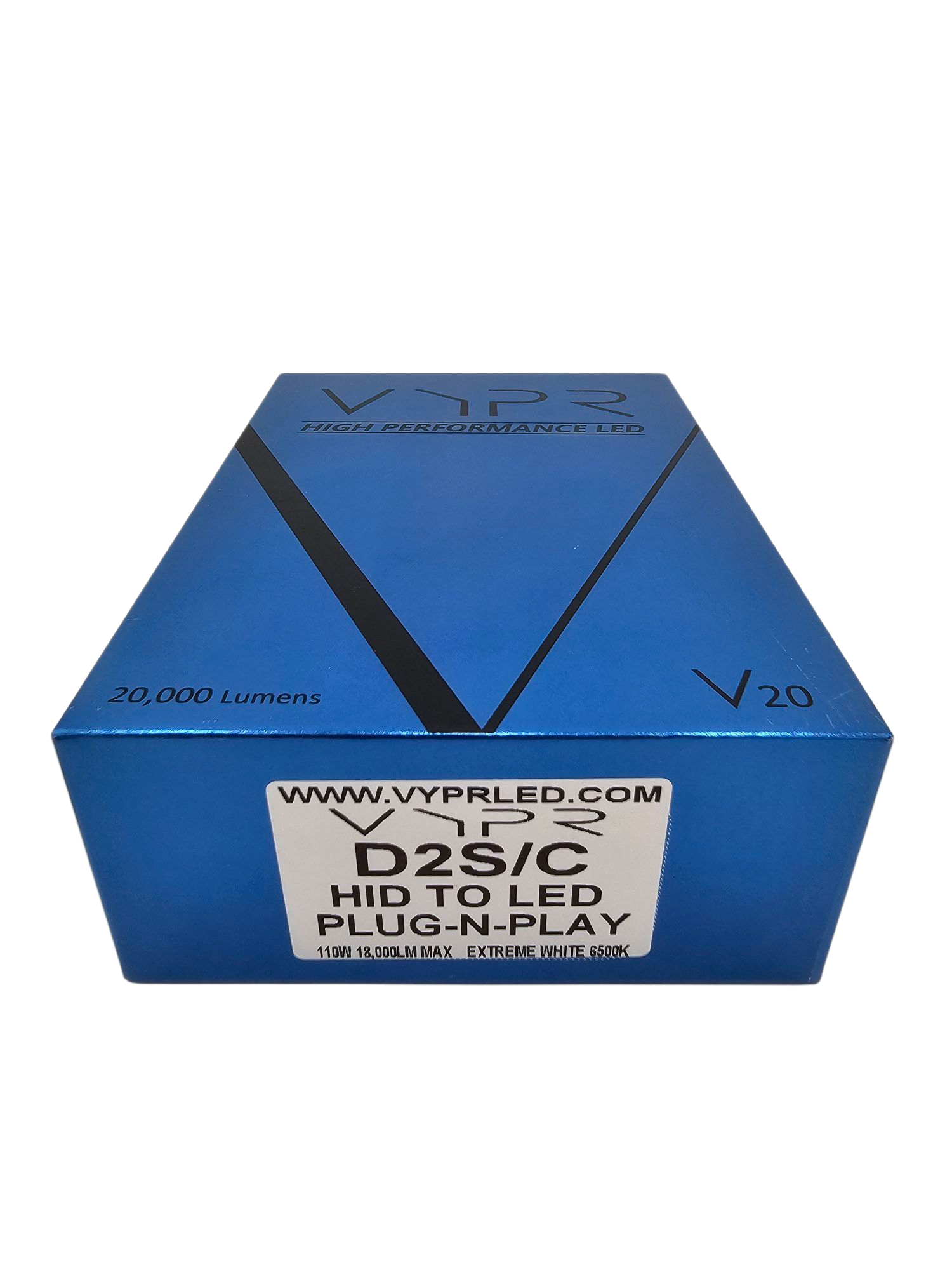 VYPR V20 SERIES 20K D2 PLUG-N-PLAY HID TO  LED BULBS - MUST USE FACTORY HID BALLASTS