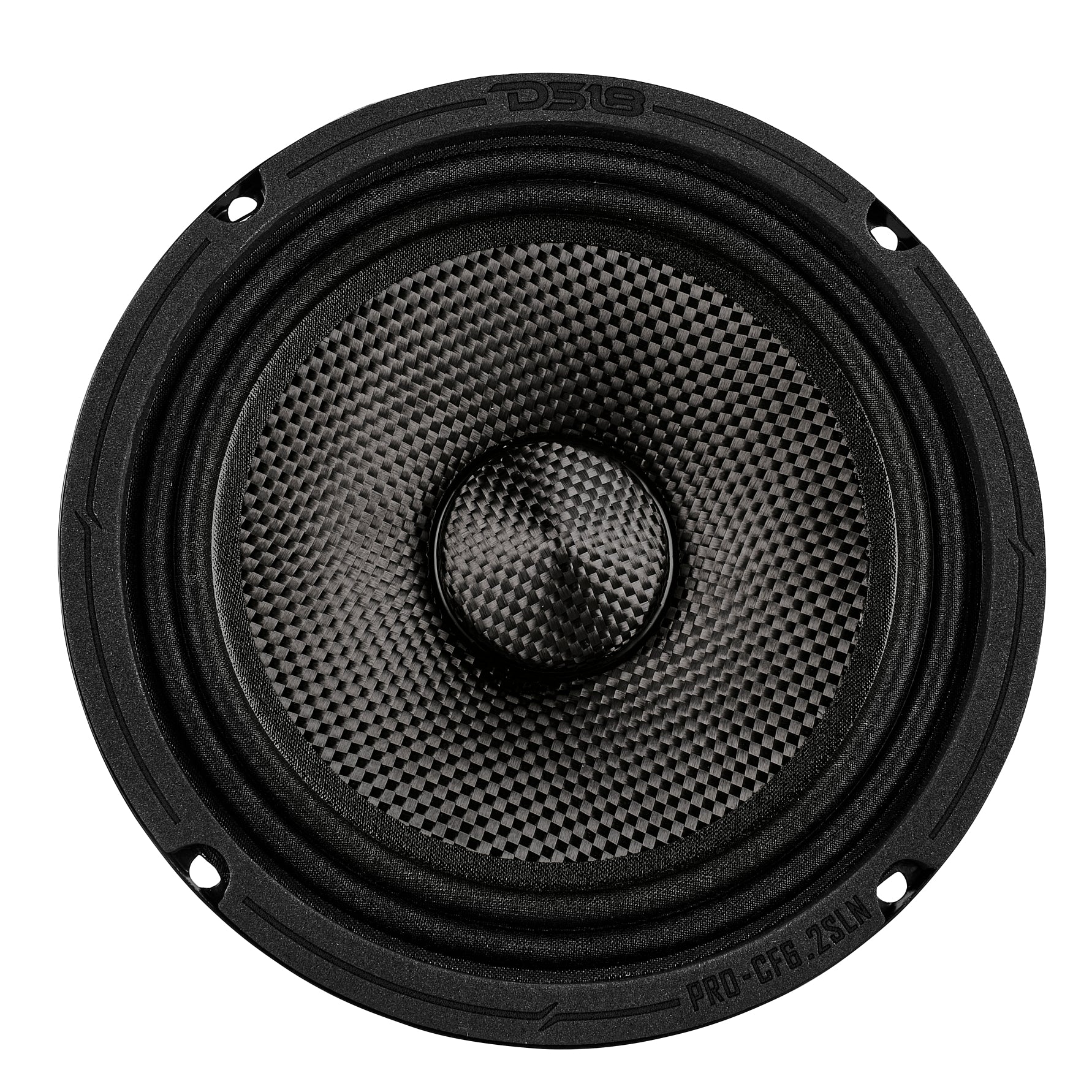 DS18 6.5" Slim Motorcycle & Motorsports Loudspeaker With Water Resistant Carbon Fiber Cone | 2-Ohm 150W RMS