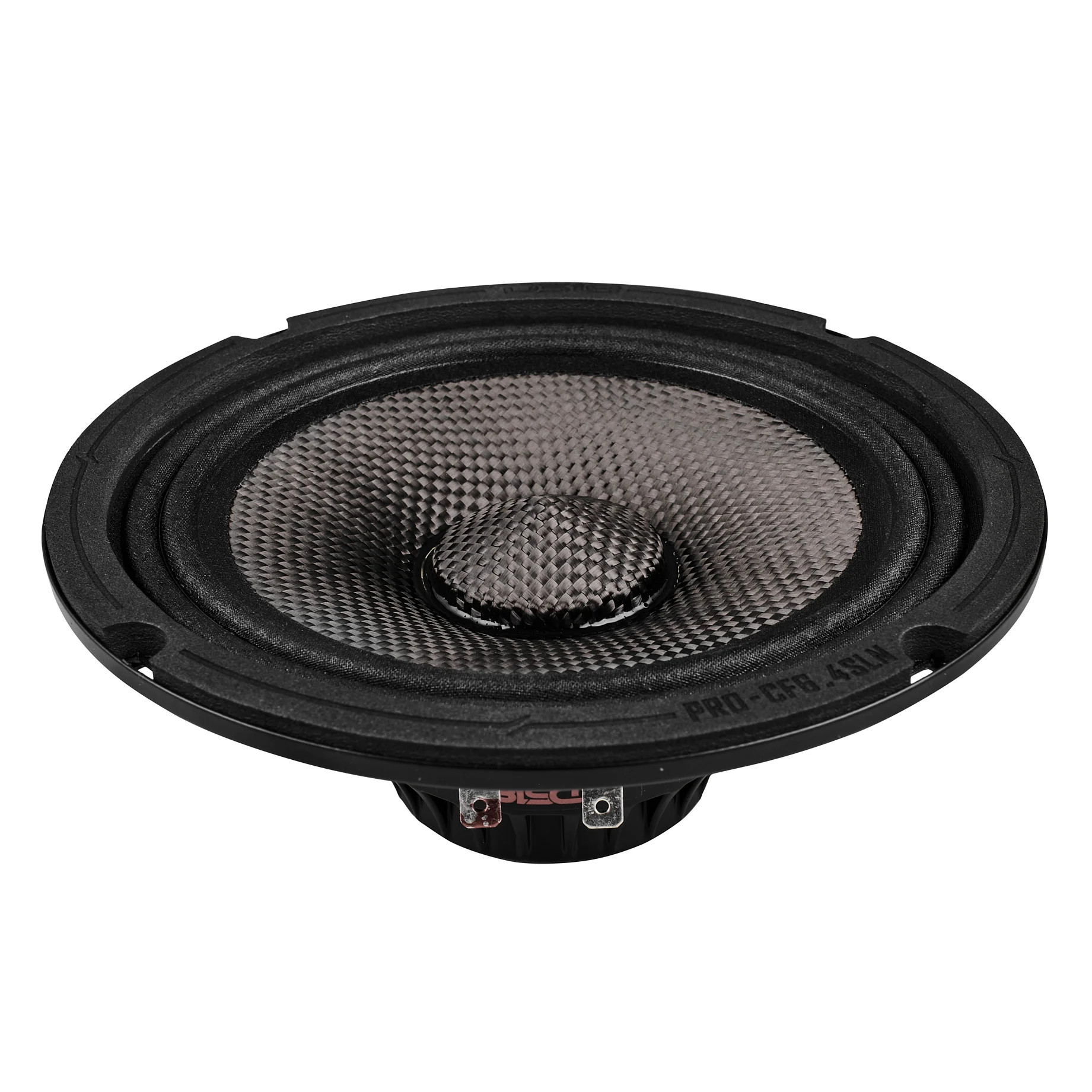 DS18 6.5" Slim Motorcycle & Motorsports Loudspeaker With Water Resistant Carbon Fiber Cone | 4-Ohm 150W RMS