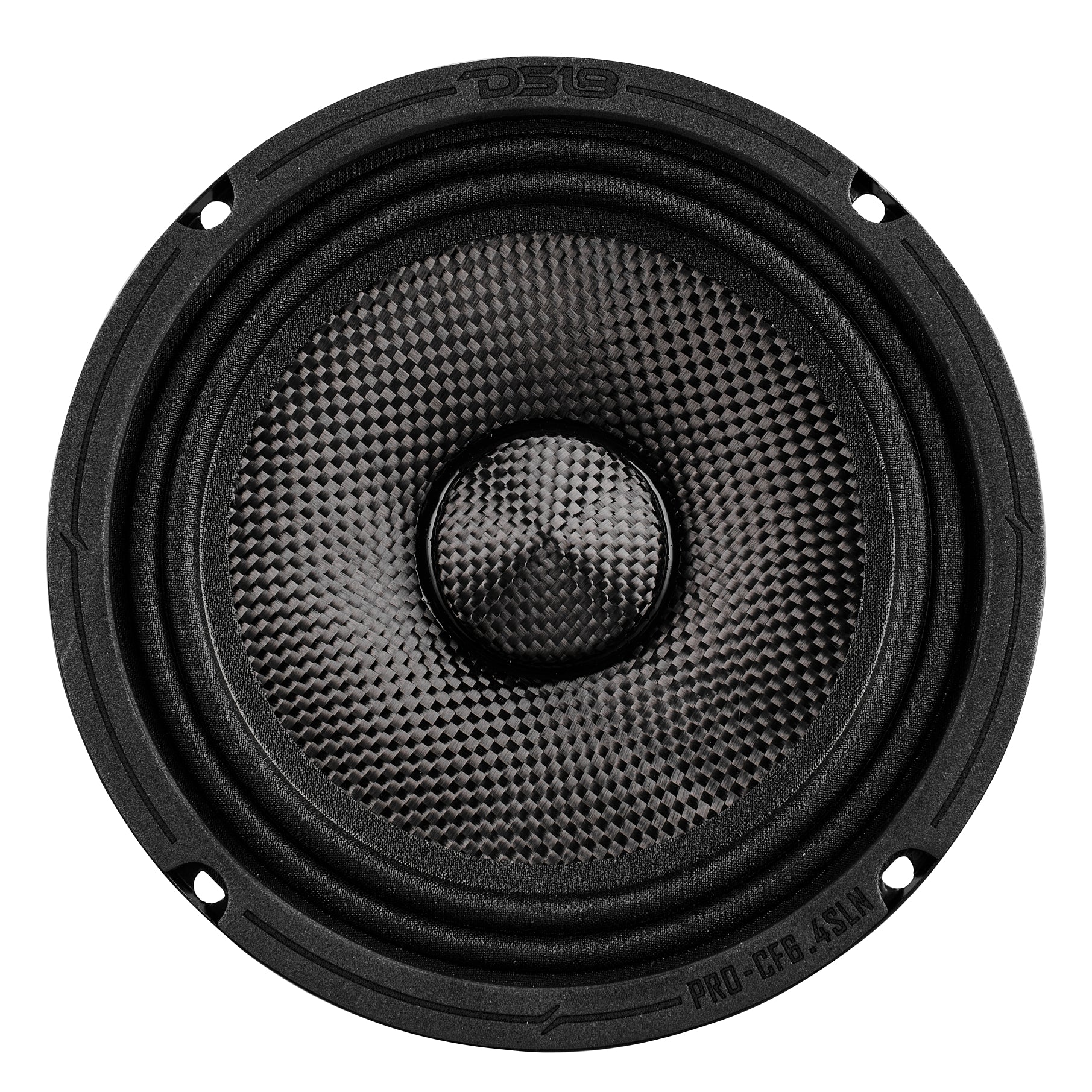 DS18 6.5" Slim Motorcycle & Motorsports Loudspeaker With Water Resistant Carbon Fiber Cone | 4-Ohm 150W RMS