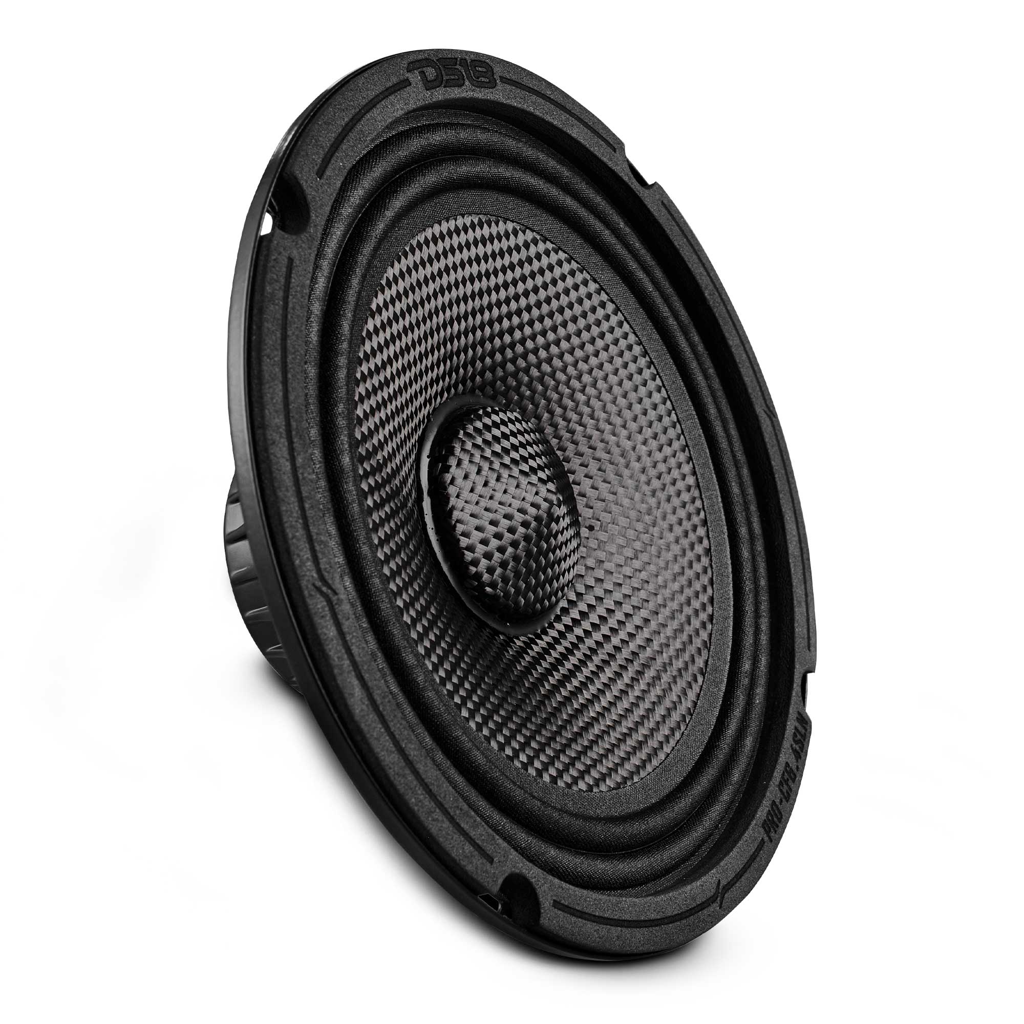 DS18 6.5" Slim Motorcycle & Motorsports Loudspeaker With Water Resistant Carbon Fiber Cone | 4-Ohm 150W RMS
