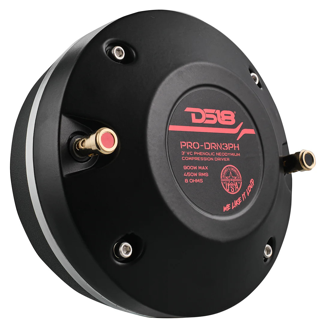 DS18 2" Throat Bolt on Neodymium Driver 450 Watts 3" Phenolic Vc 8-Ohm