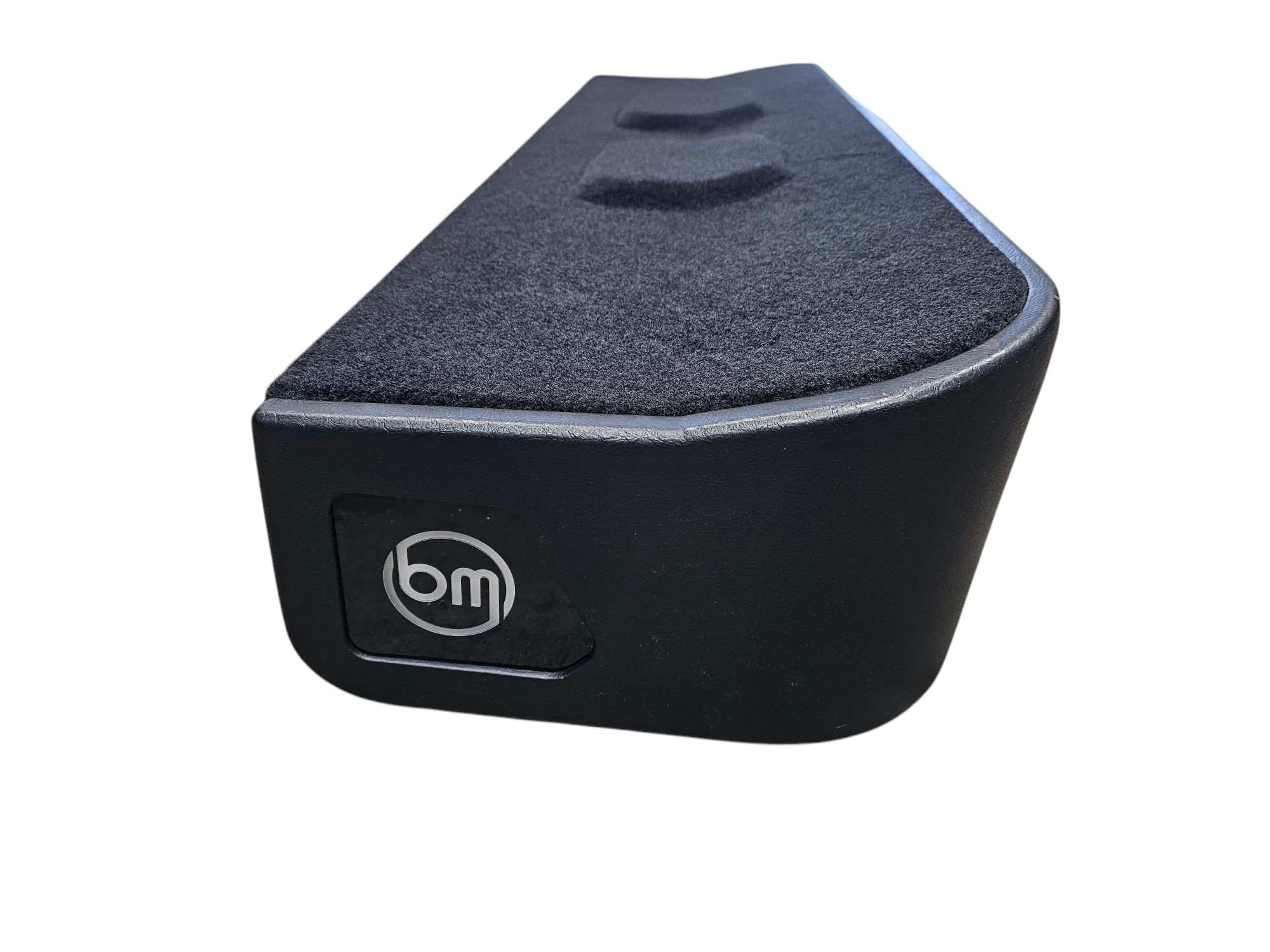 BASS-MAXX LEVEL 4 PRO SERIES FORD 150 2009-2024, SUPER DUTY 2017-2024 TRUCK CREW CAB - ROUNDED CORNERS, VINYL WRAPPED WITH DURABLE CARPET TOP AND BOTTOM, ACRYLIC INSERTS, CHASING LED LIGHTING BUILT IN - SEALED - BLACK VINYL - FORD LOGO