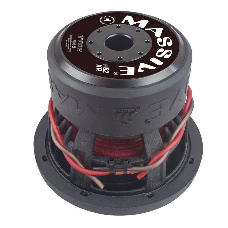 MASSIVE AUDIO H82XR - 8" 1000 Watts RMS Dual 4 Ohm 2.5" V.C. Subwoofer