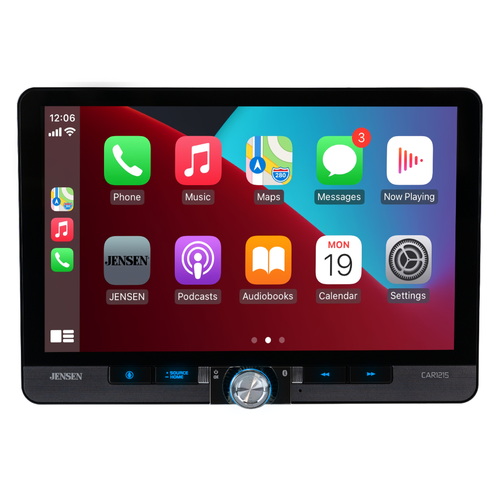 JENSEN 12" MAESTRO WIRELESS CARPLAY & ANDROID AUTO MULTIMEDIA RECEIVER