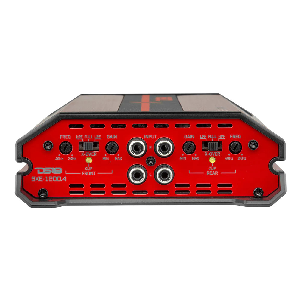 DS18 SELECT SERIES 1200W 4CH AMPLIFIER - RED