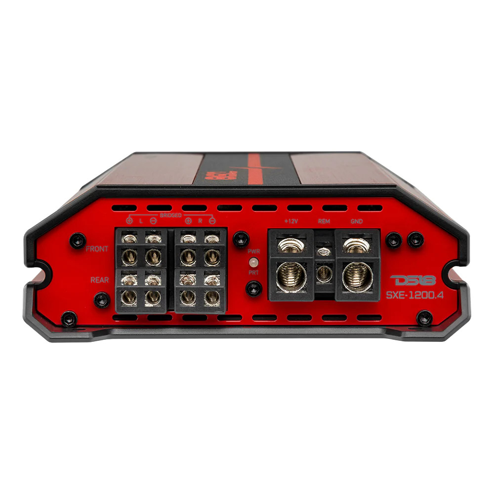 DS18 SELECT SERIES 1200W 4CH AMPLIFIER - RED