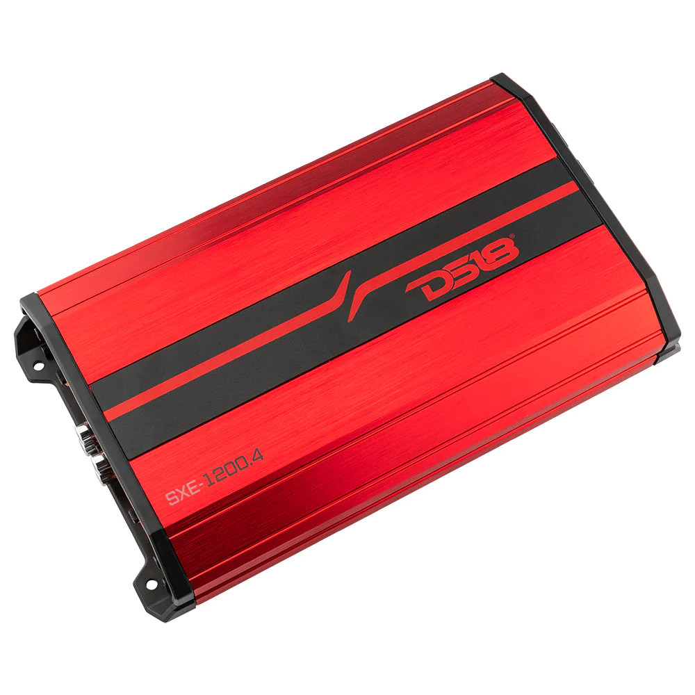 DS18 SELECT SERIES 1200W 4CH AMPLIFIER - RED