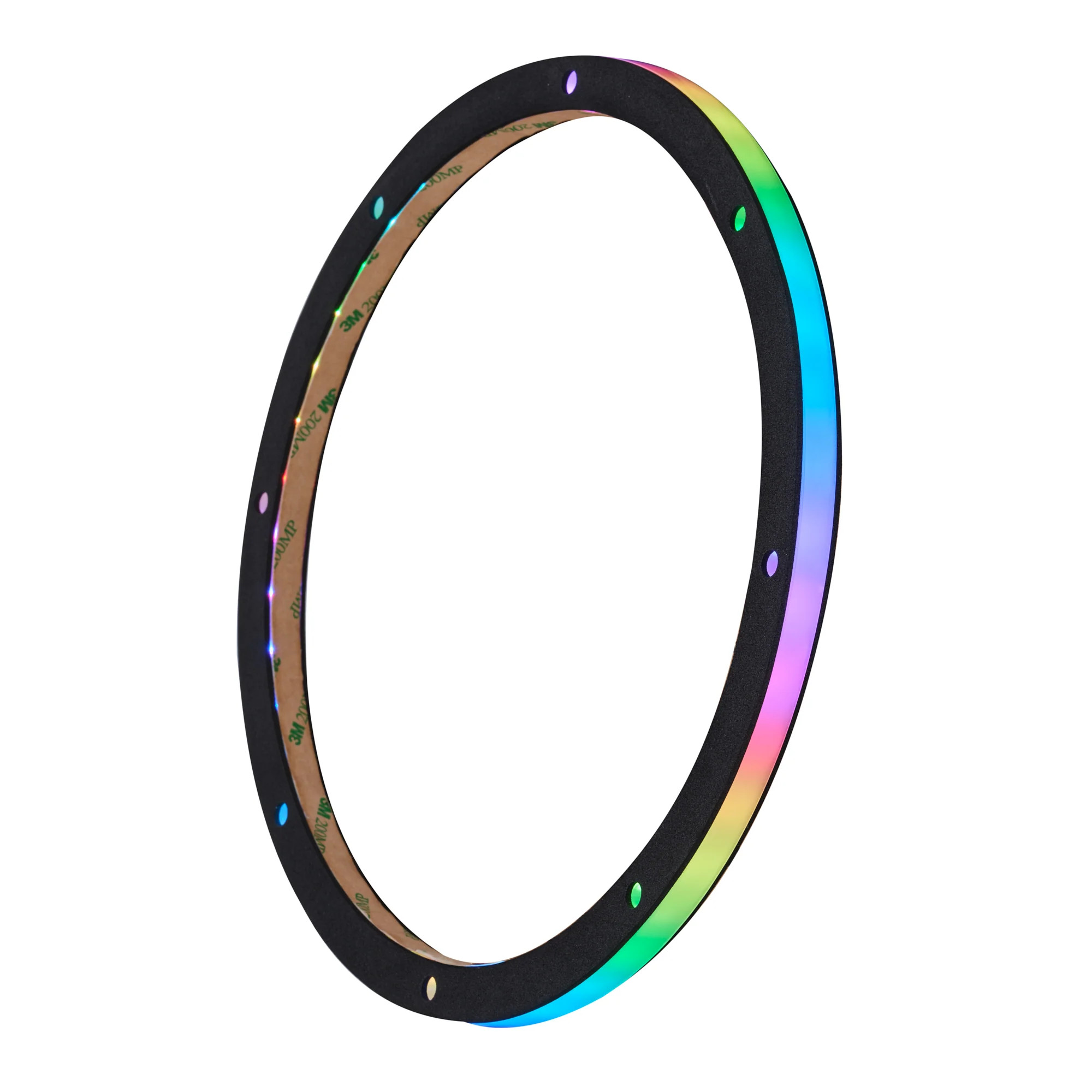 DS18 10" Digital LED Ring for Speaker and Subwoofers, .5" Spacer
