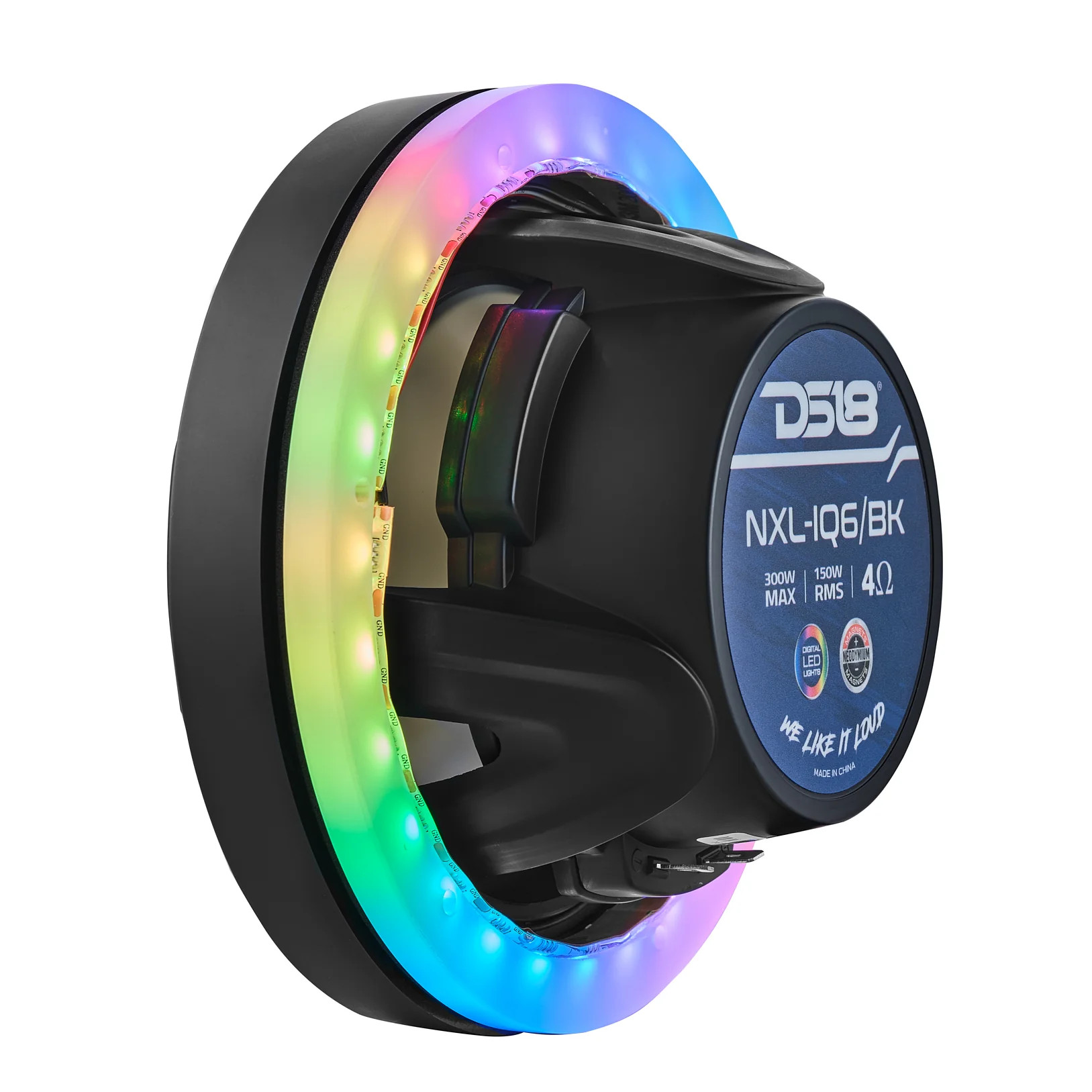 DS18 DIGITAL LED 8" RING FOR MARINE AND POWERSPORTS SPEAKERS AND TOWERS .5" SPACER