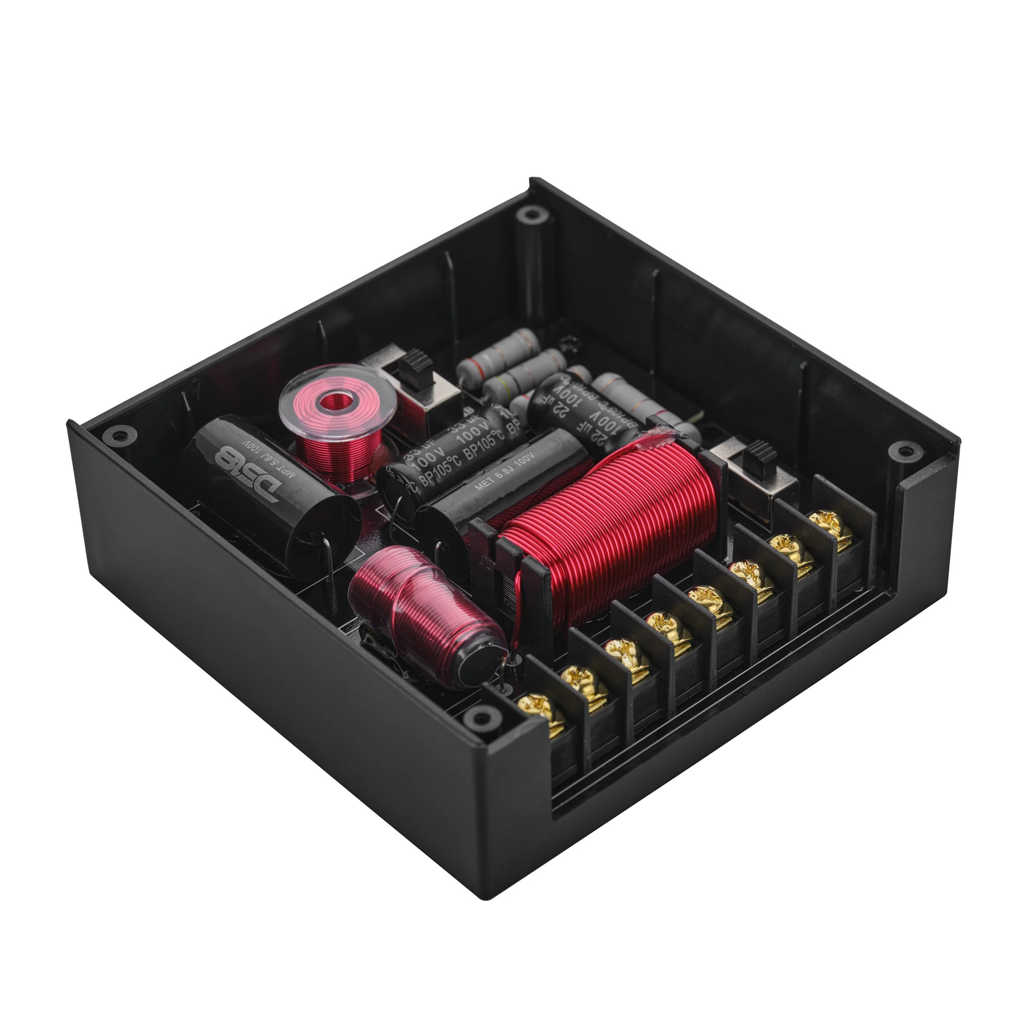 DS18 HIGH FIDELITY SOUND QUALITY DXQ 6.5" 3 WAY COMPONENT SYSTEM SET WITH YELLOW STRAW + COMPOSITE FOAM CONE, EXTERNAL PASSIVE CROSSOVERS, NEODYMIUM MAGNETS - 180 WATTS RMS DS18 HIGH FIDELITY SOUND QUALITY DXQ 6.5" 3 WAY COMPONENT SYSTEM SET WITH YELLOW STRAW + COMPOSITE FOAM CONE, EXTERNAL PASSIVE CROSSOVERS, NEODYMIUM MAGNETS - 180 WATTS RMS