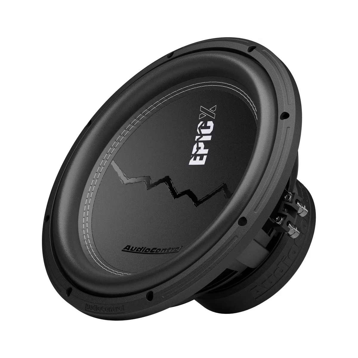 AudioControl EPICX Series Car Audio 12" Subwoofer, 500 Watt RMS/750 Watt Max, 4 Ohm, Dual Voice Coil (DVC) AudioControl EPICX Series Car Audio 12" Subwoofer, 500 Watt RMS/750 Watt Max, 4 Ohm, Dual Voice Coil (DVC)