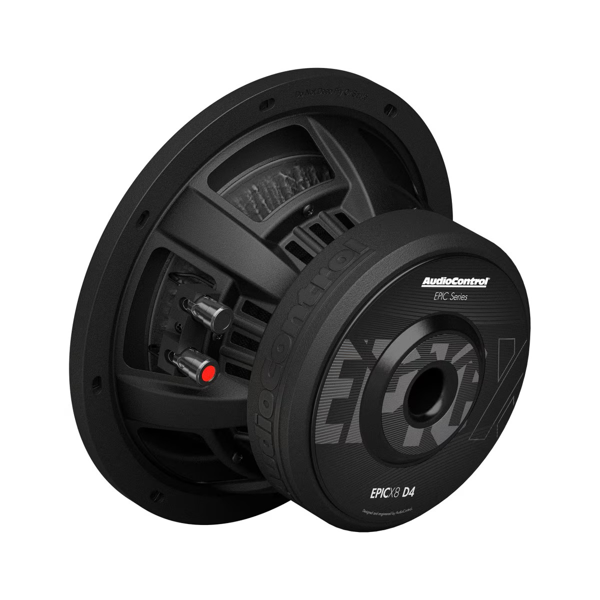 AudioControl EPICX Series Car Audio 8" Subwoofer, 400 Watt RMS/600 Watt Max, 4 Ohm, Dual Voice Coil (DVC) AudioControl EPICX Series Car Audio 8" Subwoofer, 400 Watt RMS/600 Watt Max, 4 Ohm, Dual Voice Coil (DVC)