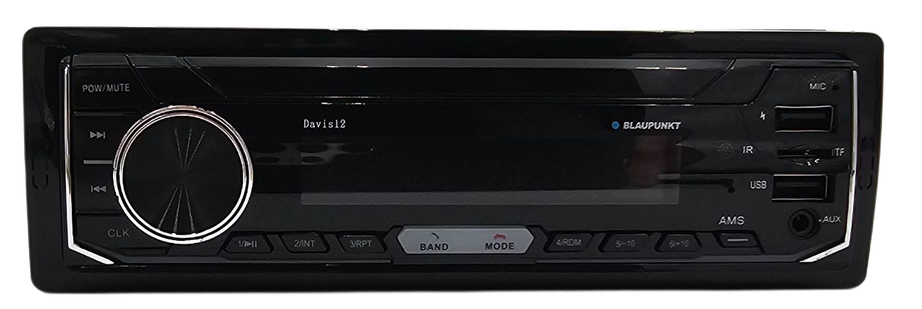 BLAUPUNKT AM/FM/MP3 BLUETOOTH RECEIVER - AUX, MICRO SD, 2X USB