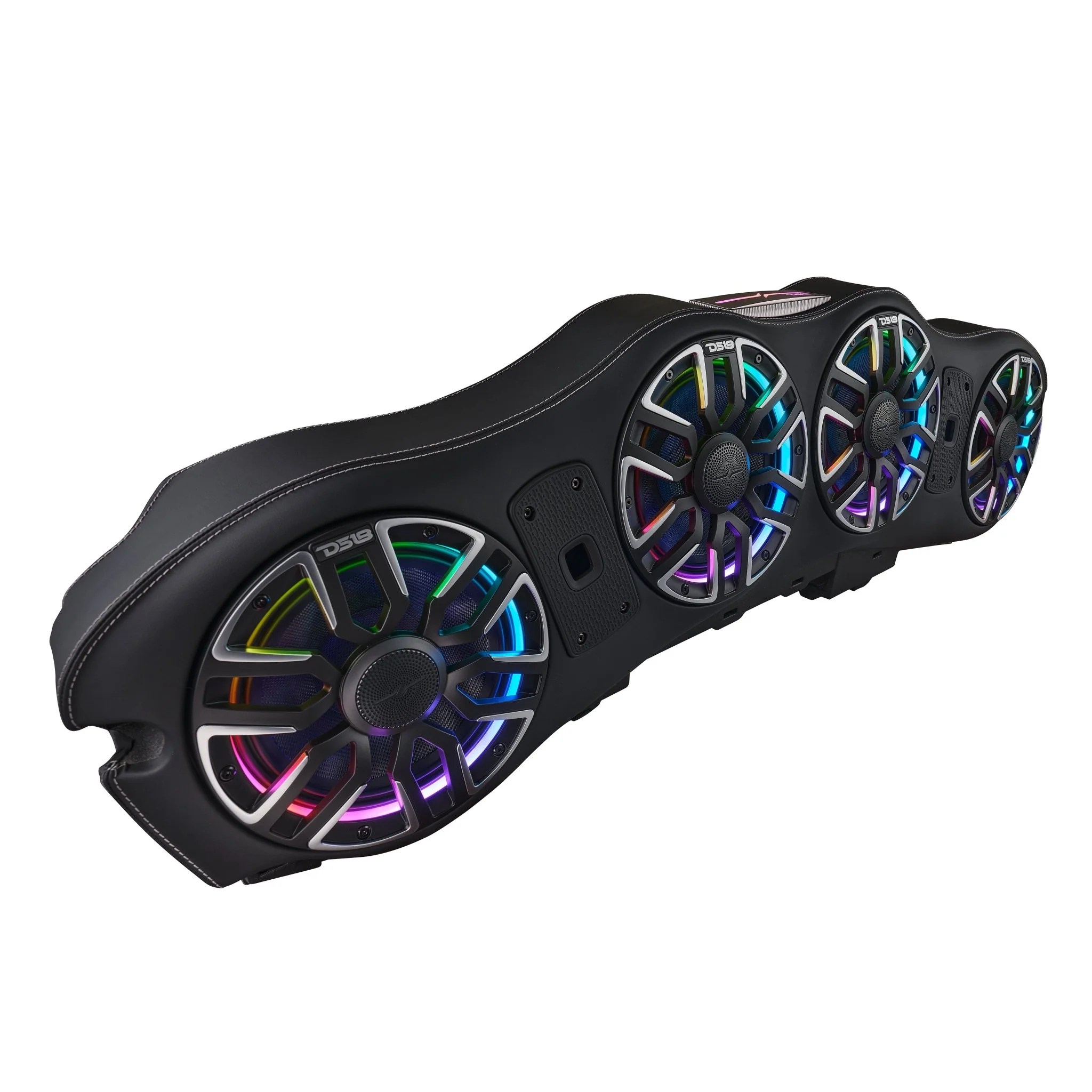 JL/JLU/JT | Loaded Overhead Soundbar | 4 x NVY-M8/BK Speakers Included |
Digital LED Lights | Wire Harness | Black Leather Finish | 2024-UP