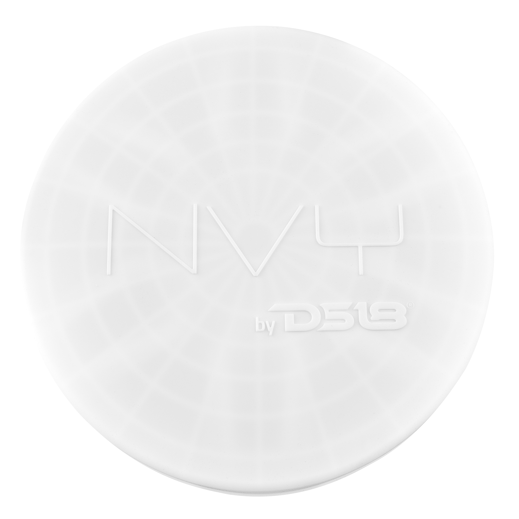 NEODYMIUM CARBON FIBER MARINE SUBWOOFERS WITH DIGITAL LED LIGHTS AND SILICONE COVERS - 10" | IP65 Rating | 600 RMS | 3" SVC 4Ohm | White