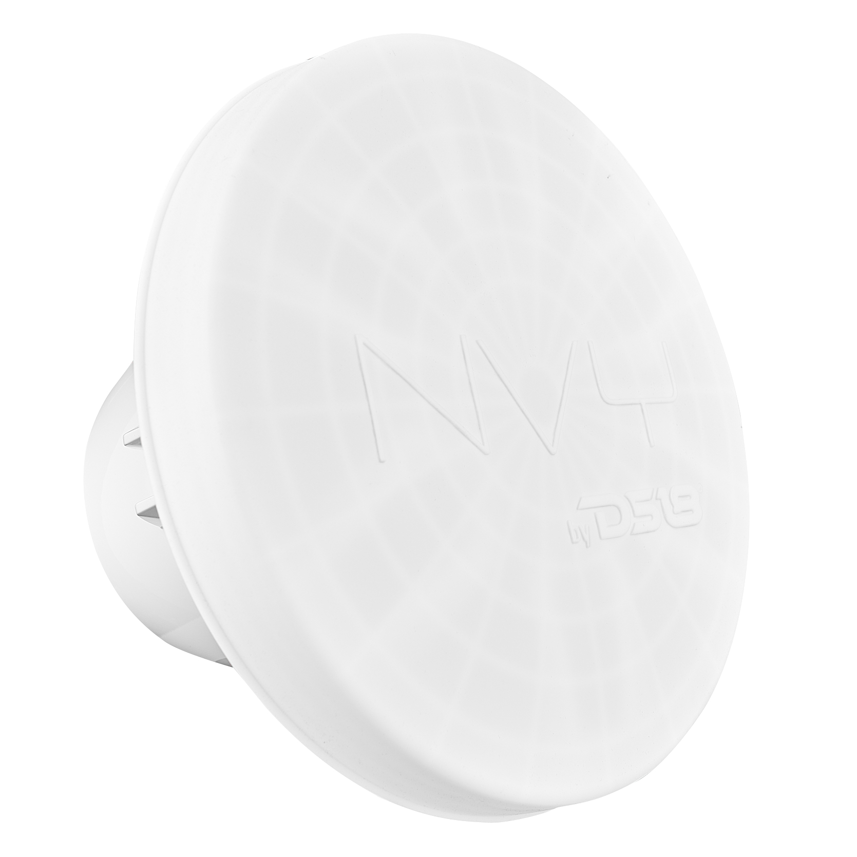 NEODYMIUM CARBON FIBER MARINE SUBWOOFERS WITH DIGITAL LED LIGHTS AND SILICONE COVERS - 10" | IP65 Rating | 600 RMS | 3" SVC 4Ohm | White