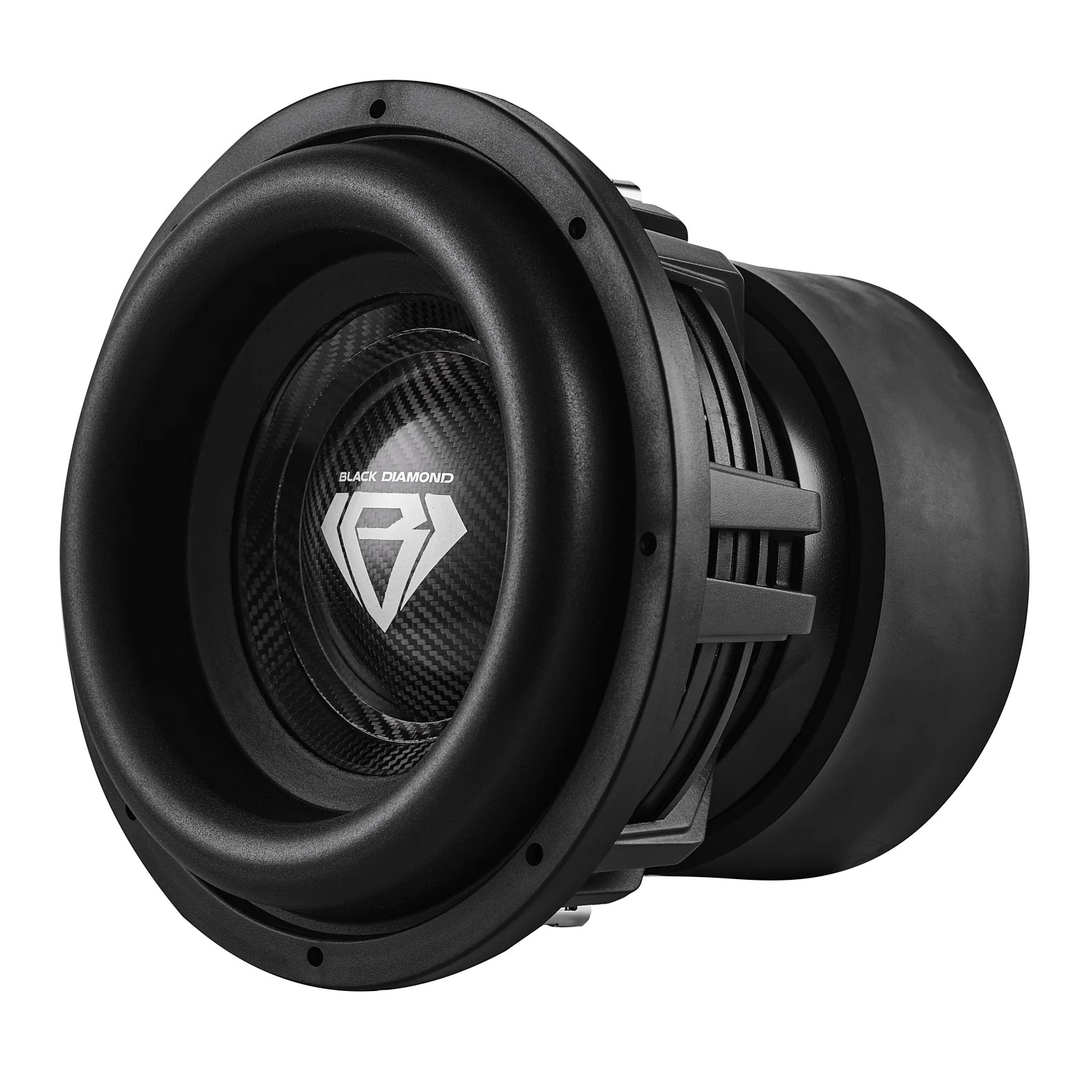 Black Diamond 12" High Excursion Subwoofer with Carbon Fiber Cone | 3500W RMS / 7000W MAX | Dual 2-Ohm Voice Coil