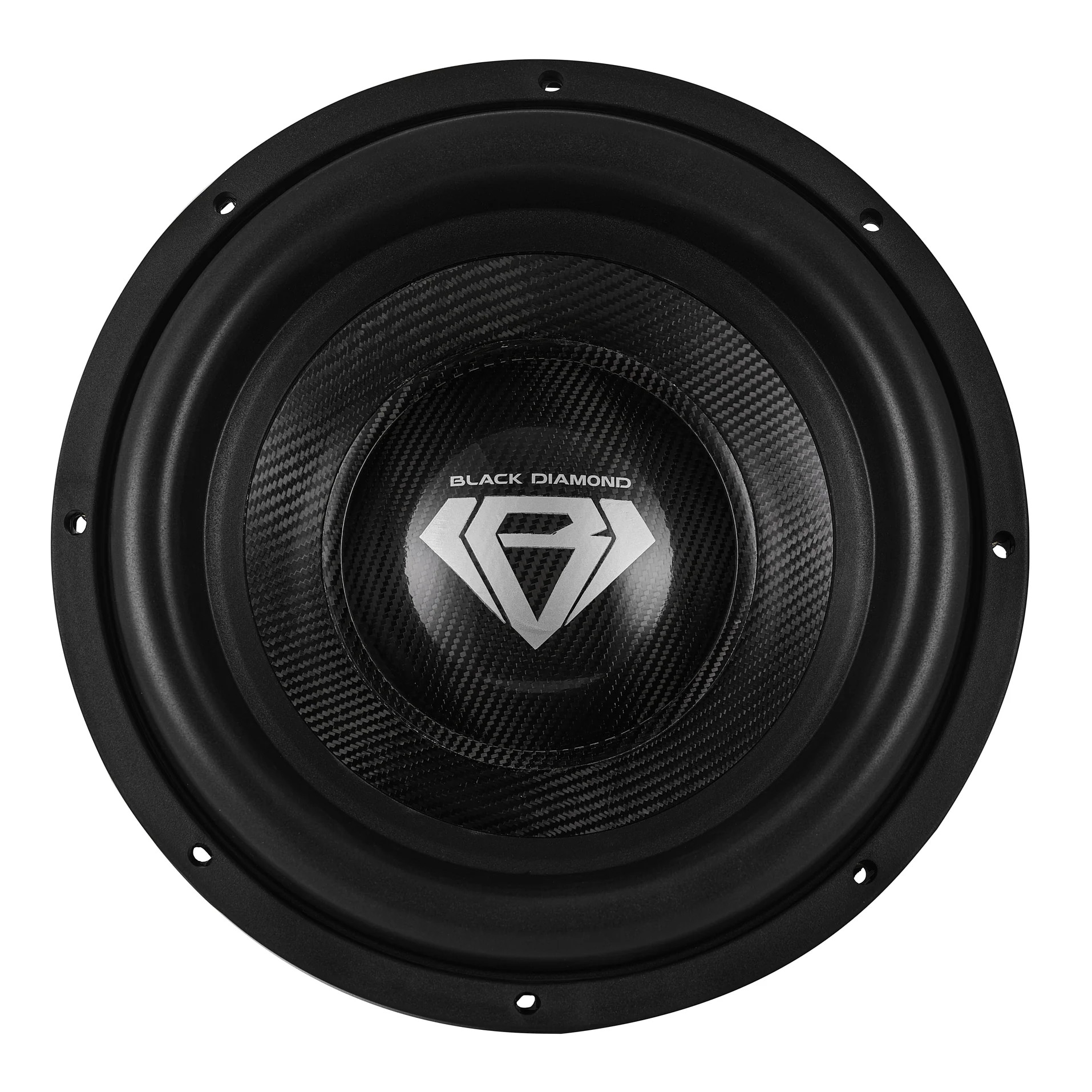 Black Diamond 15" High Excursion Subwoofer with Carbon Fiber Cone | 3500W RMS / 7000W Peak | Dual 2-Ohm Voice Coil