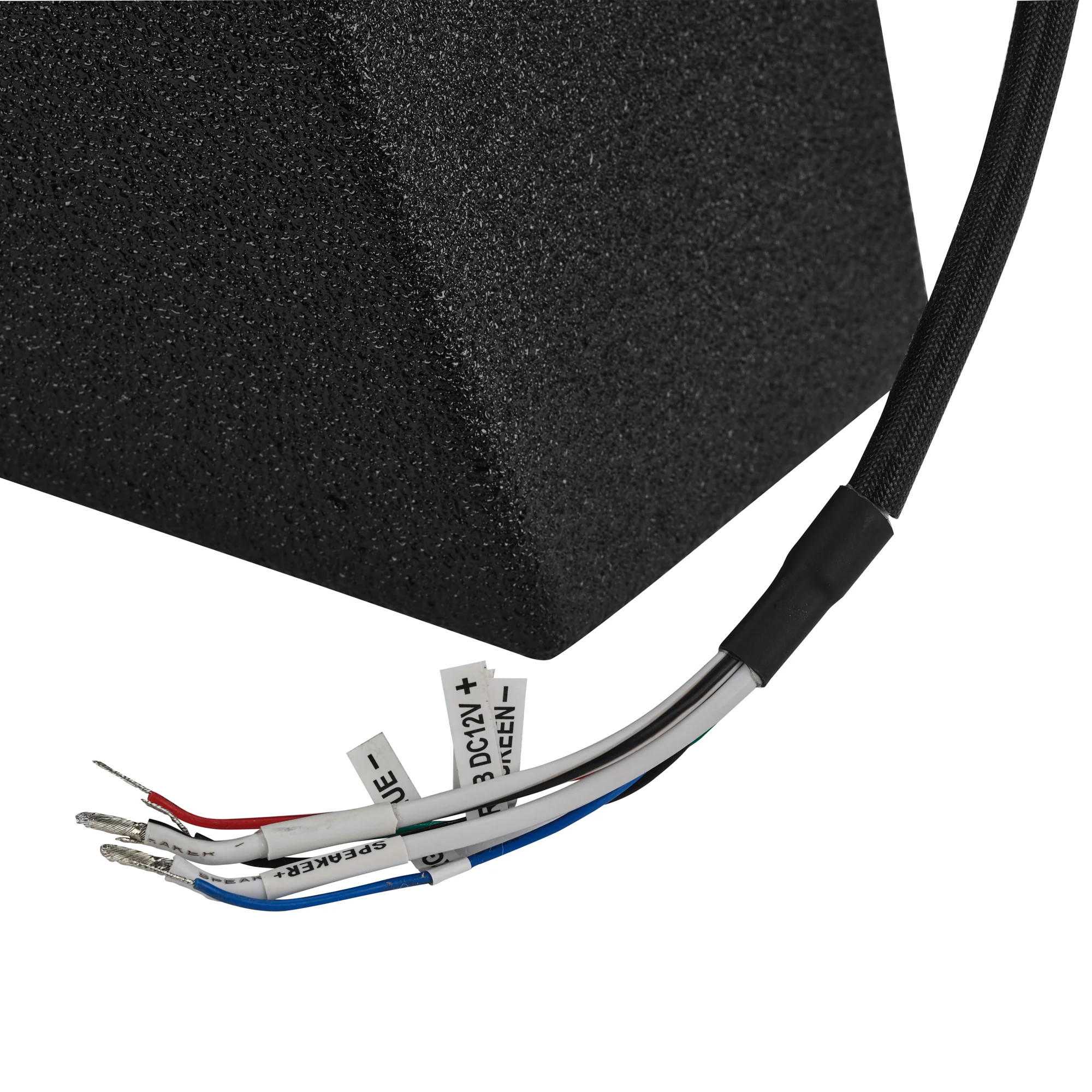 DS18 Rear Subwoofer Sealed Enclosure | Fits 10" Subwoofer | 3/4" MDF | Black Bed Liner Finish | 2015 & Up